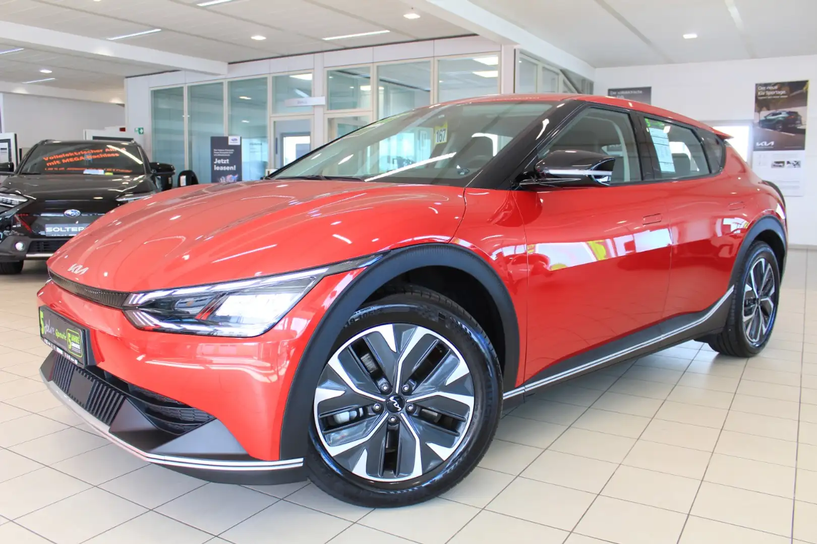 Kia EV6 - 58 kWh 2WD ACC+LED+Navi+SHZ+Winterp.+Kam. Rot - 2