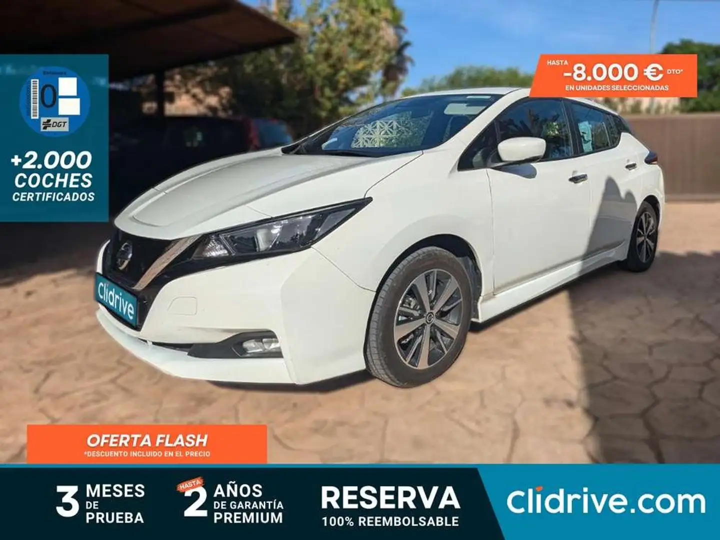 Nissan Leaf 40 kWh Acenta Blanc - 1