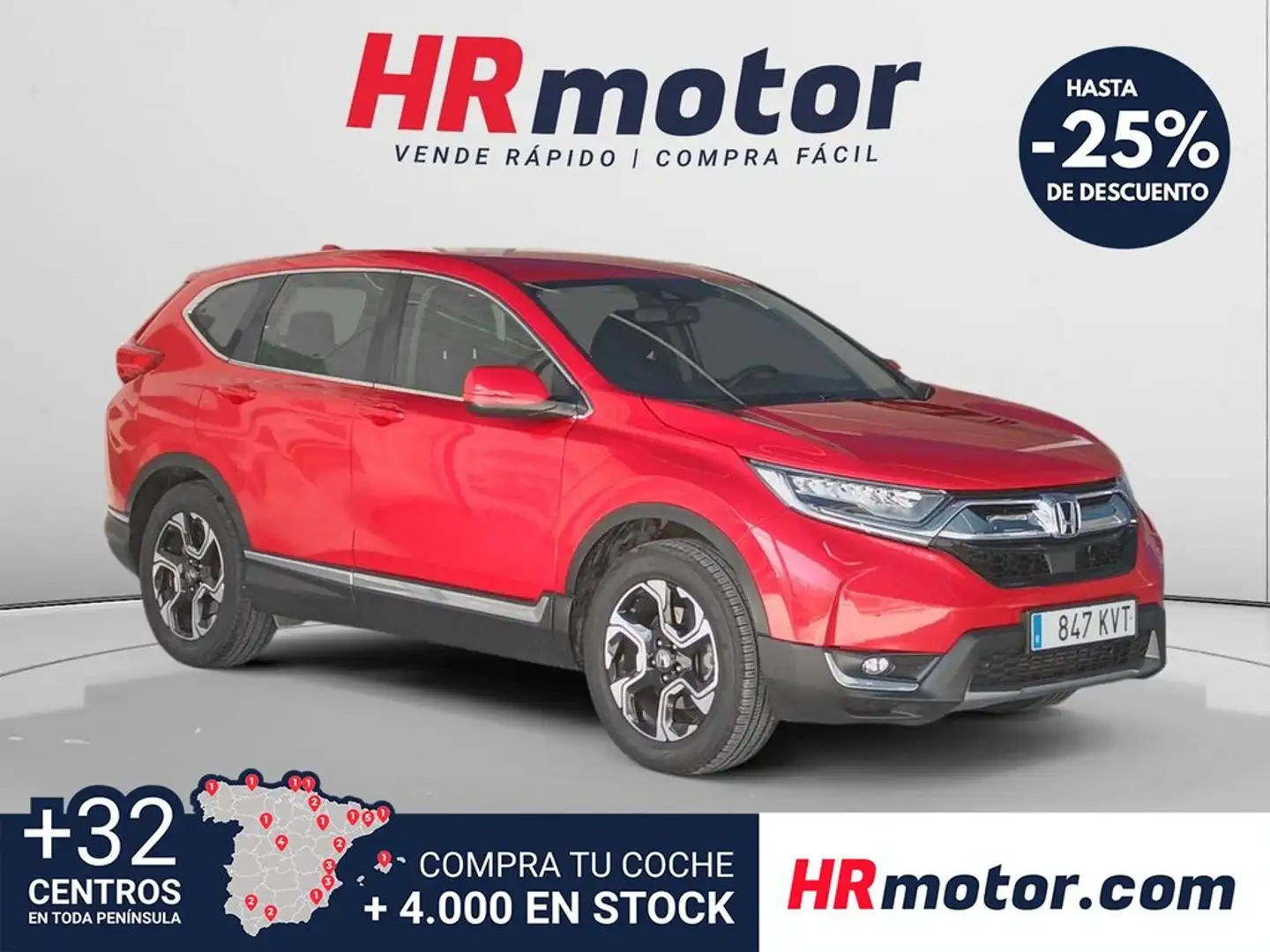 Honda CR-V 1.5 VTEC Elegance Navi 4x2 173 Rojo - 1