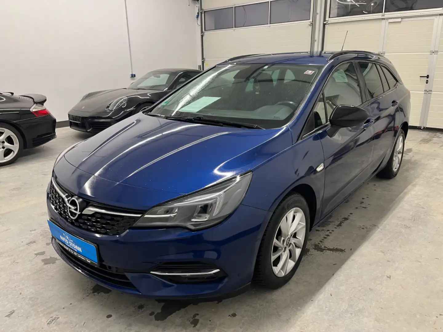 Opel Astra 1.5 D Sports Tourer Edition Business*1-Ha*Navi*SHZ Bleu - 1