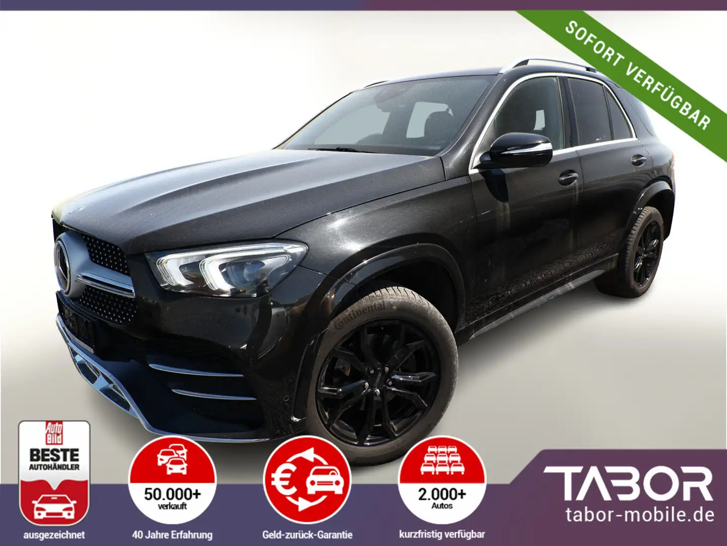 Mercedes-Benz GLE 400 400 d 4Matic AMG Line 22Z AHK Distronic+ Nav Czarny - 1
