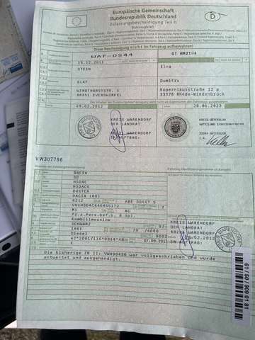 Dacia Duster dCi 110 FAP 4x2 Prestige