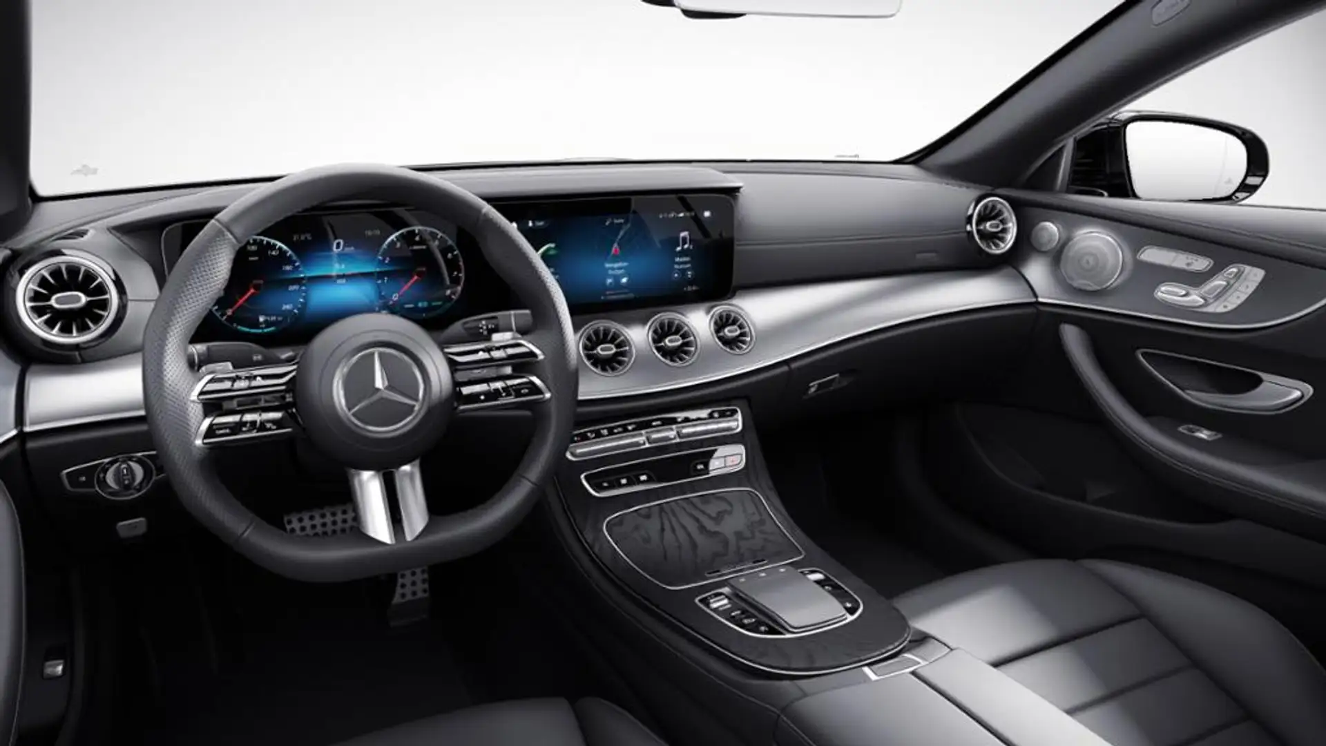 Mercedes-Benz E 450 4M Coupé AMG/MULTIBEAM/Fahrass/Pano-D/HuD Gris - 2