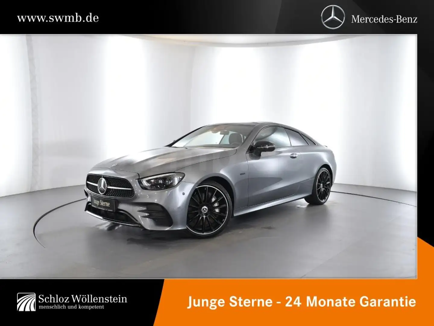 Mercedes-Benz E 450 4M Coupé AMG/MULTIBEAM/Fahrass/Pano-D/HuD Grau - 1