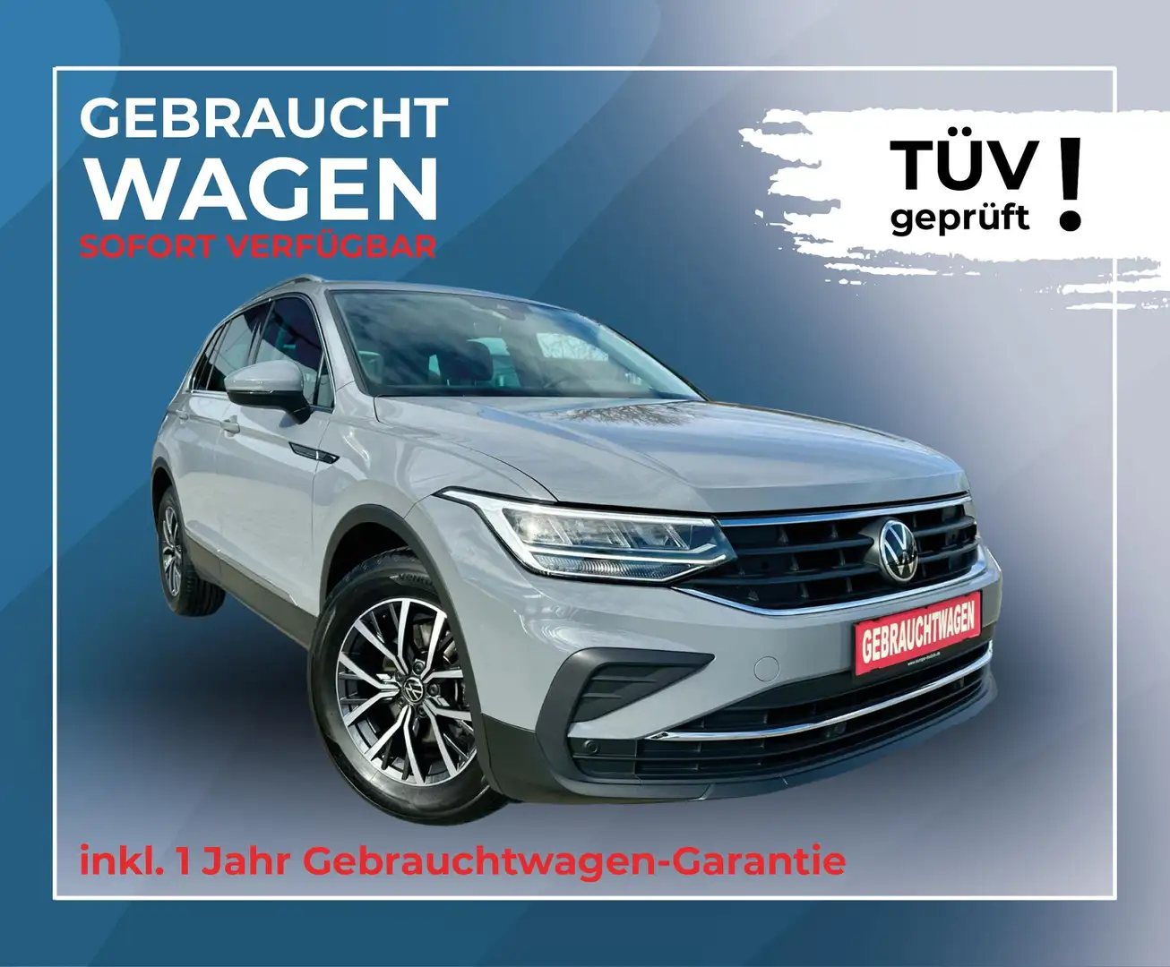 Volkswagen Tiguan Life 1.5 TSI EVO 150 DSG LED, SHZ, ERGO-ACTIV, ... Grijs - 1