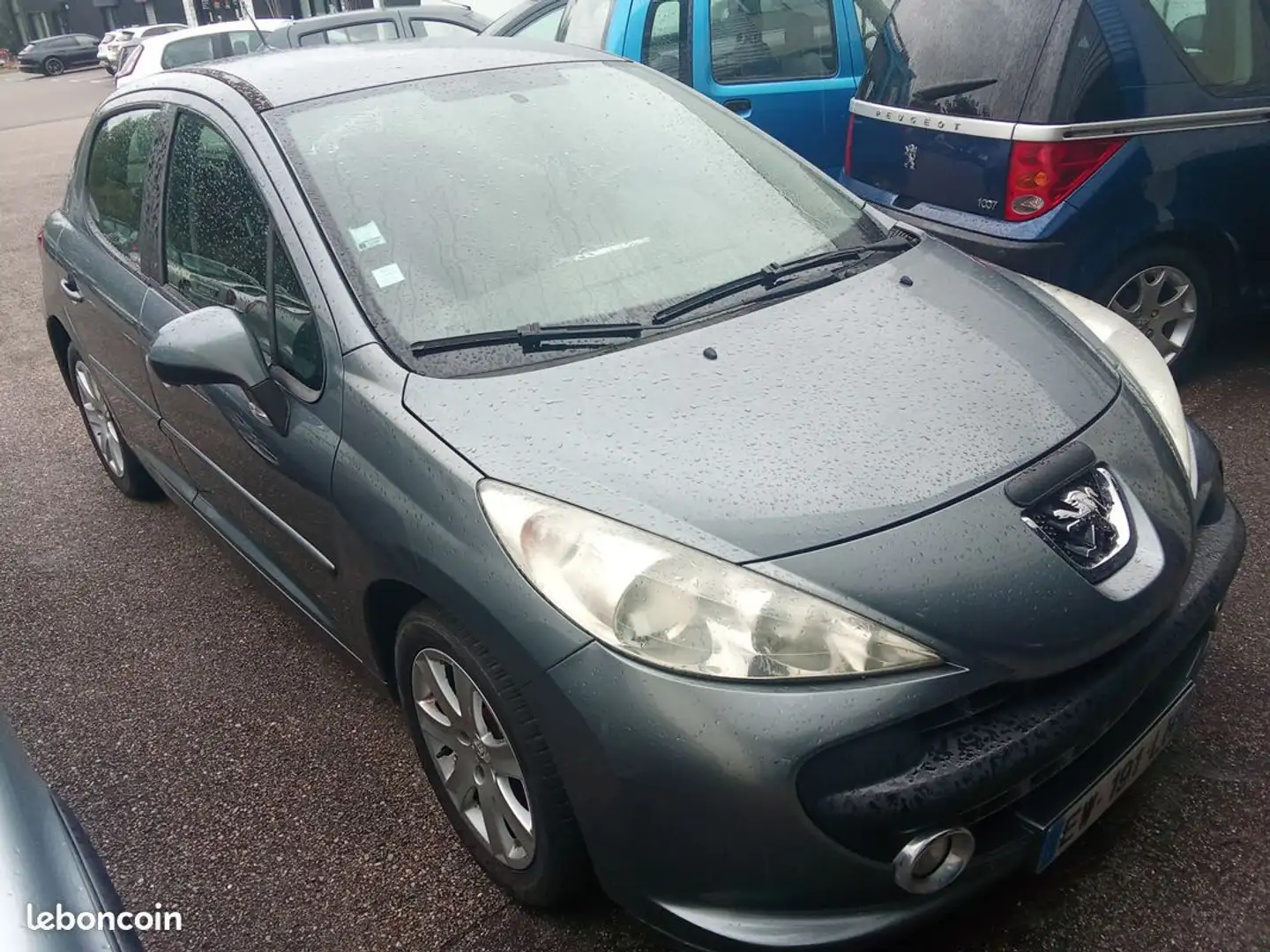 Peugeot 207 Belle 1.6 7ch 2009 pack clim tbe ct ok reprise Gris - 1