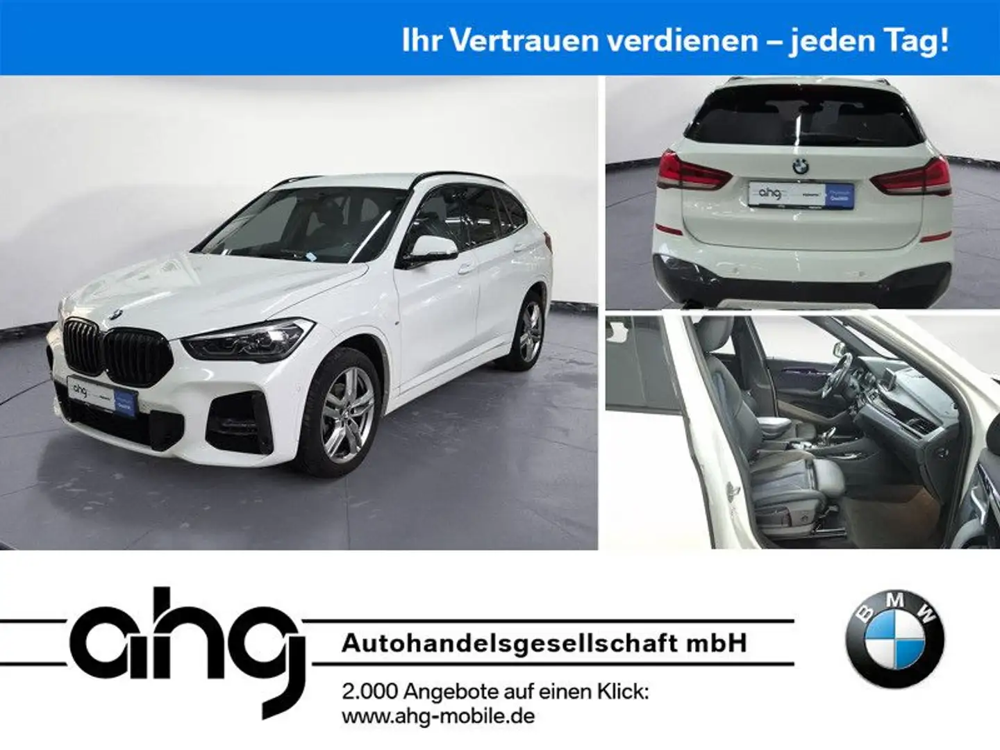 BMW X1 sDrive18i M Sport Klimaautomatik Sportsitze A Weiß - 1