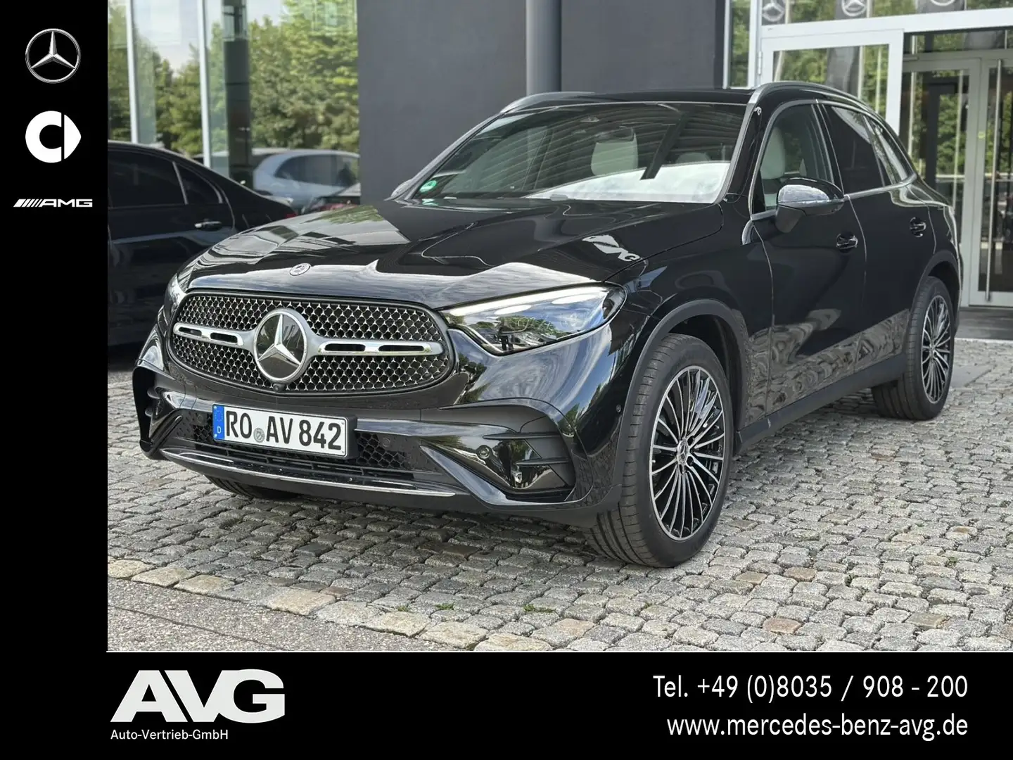 Mercedes-Benz GLC 220 GLC 220 d 4M Edition AMG Pano AHK DIGITAL 360° Schwarz - 1