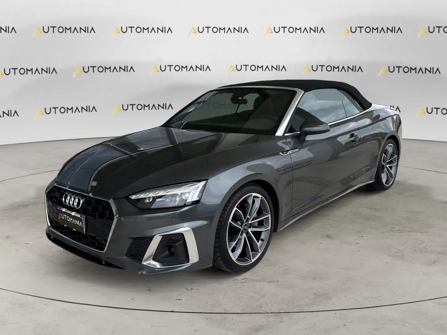Audi A5 A5 Cabrio 40 TDI quattro S tronic S line edition Grijs - 1