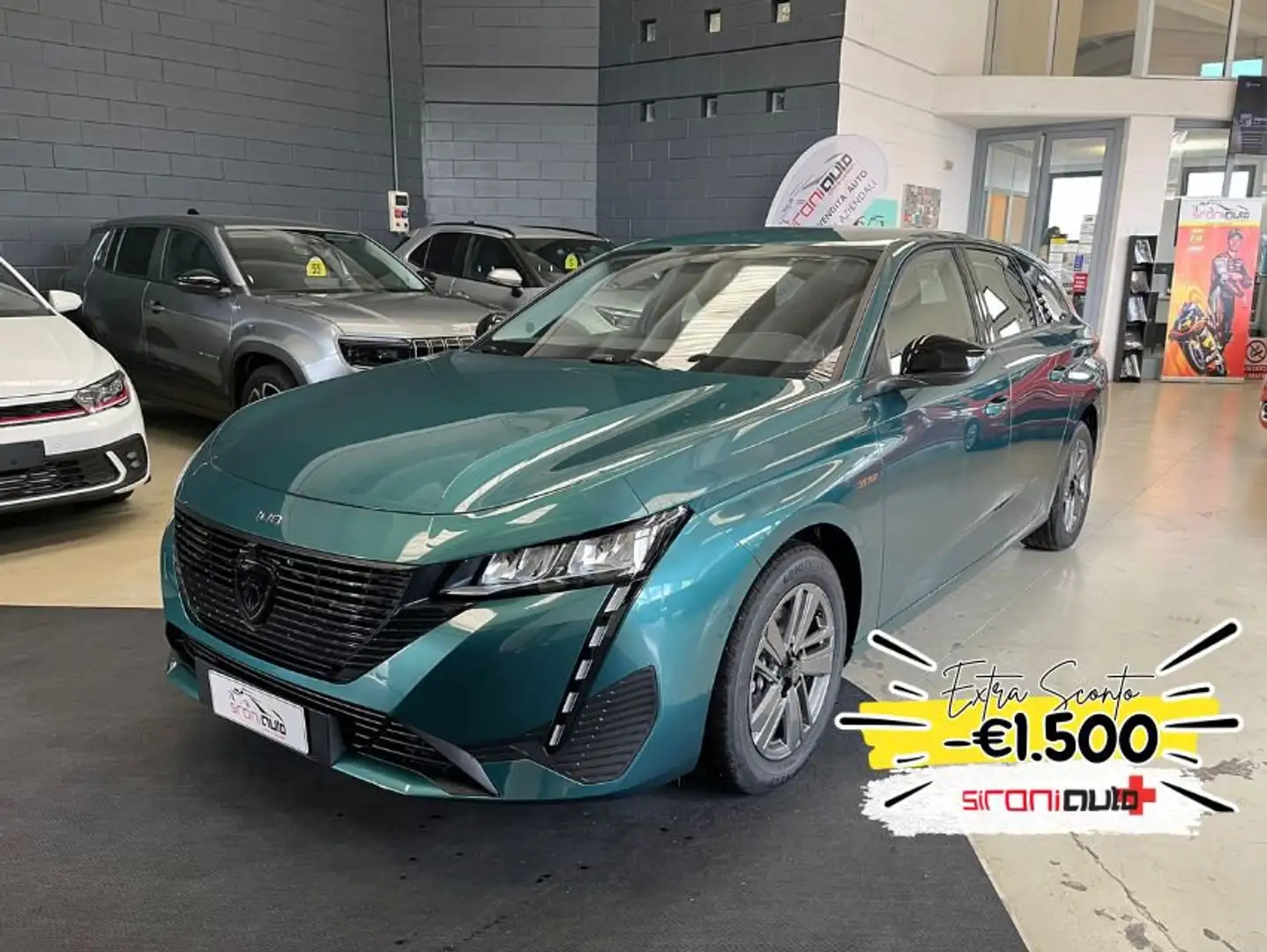 Peugeot 308 308 BlueHDi 130 S&S EAT8 SW Style - PROMO SIRONIA Vert - 1