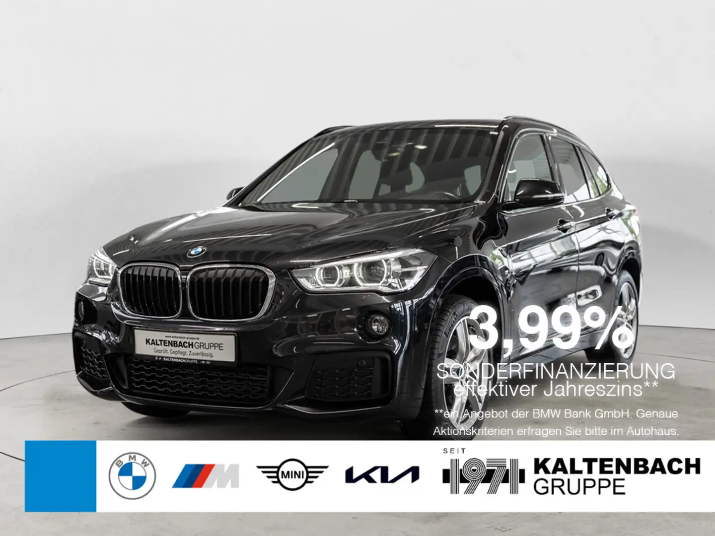 BMW X1 xDrive 20d M-Sport PANO HUD LED ACC NAVI Schwarz - 1