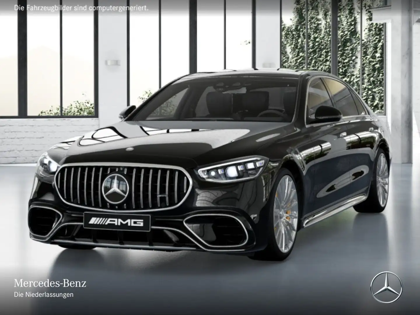 Mercedes-Benz S 63 AMG S 63 E PANO+360+DIGITAL-L+BURMESTER4D+FAHRASS+HUD Negro - 2