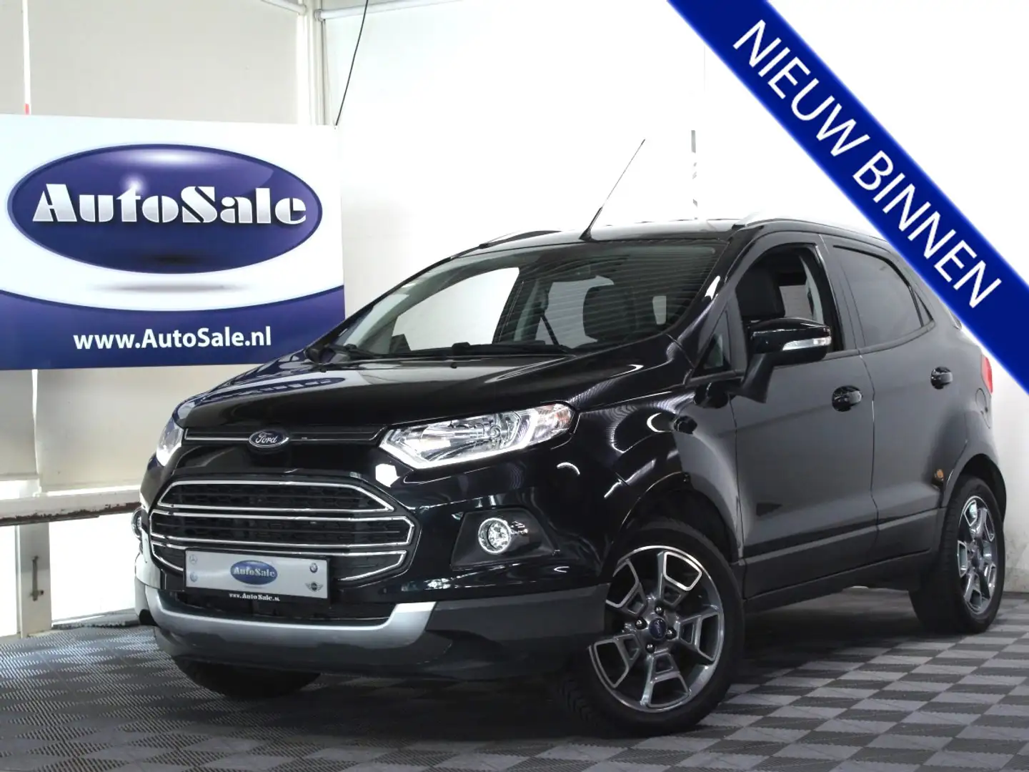 Ford EcoSport 1.5 Ti-VCT Titanium AUT LEDER CAMERA BLUET STOELVW Zwart - 1