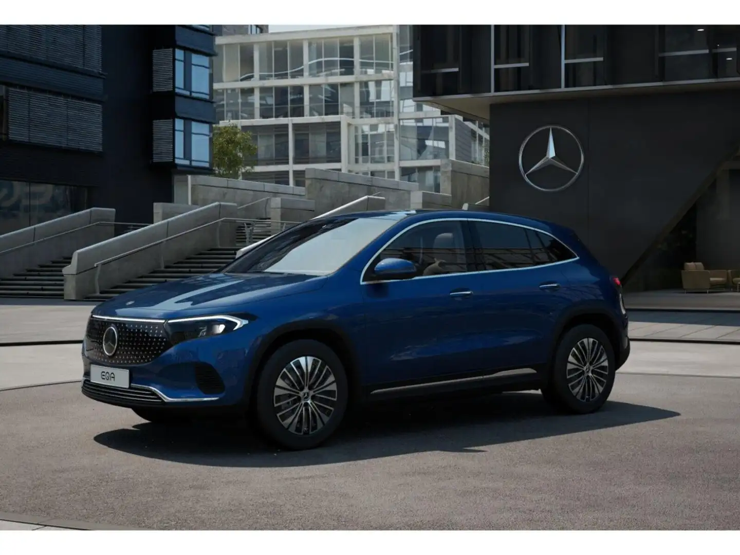 Mercedes-Benz EQA 350 4MATIC Electric Art Distro*Kam*Lenk-Heiz Blau - 2
