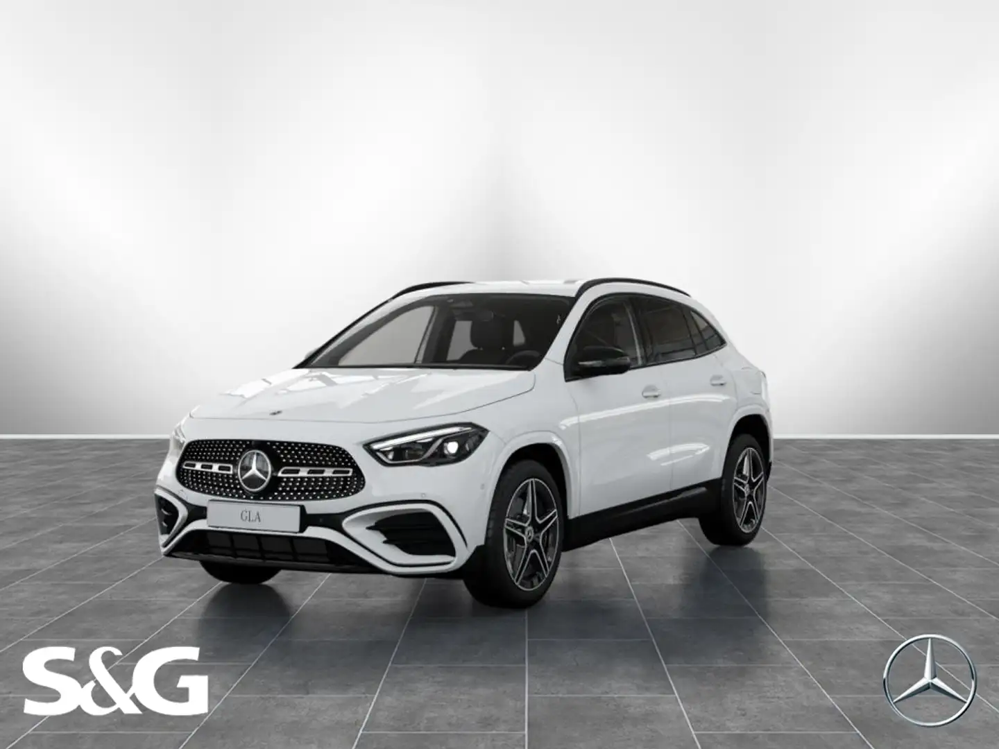 Mercedes-Benz GLA 200 AMG DISTRONIC+TOTWINKEL+360°+KEYLESS+19" Weiß - 1