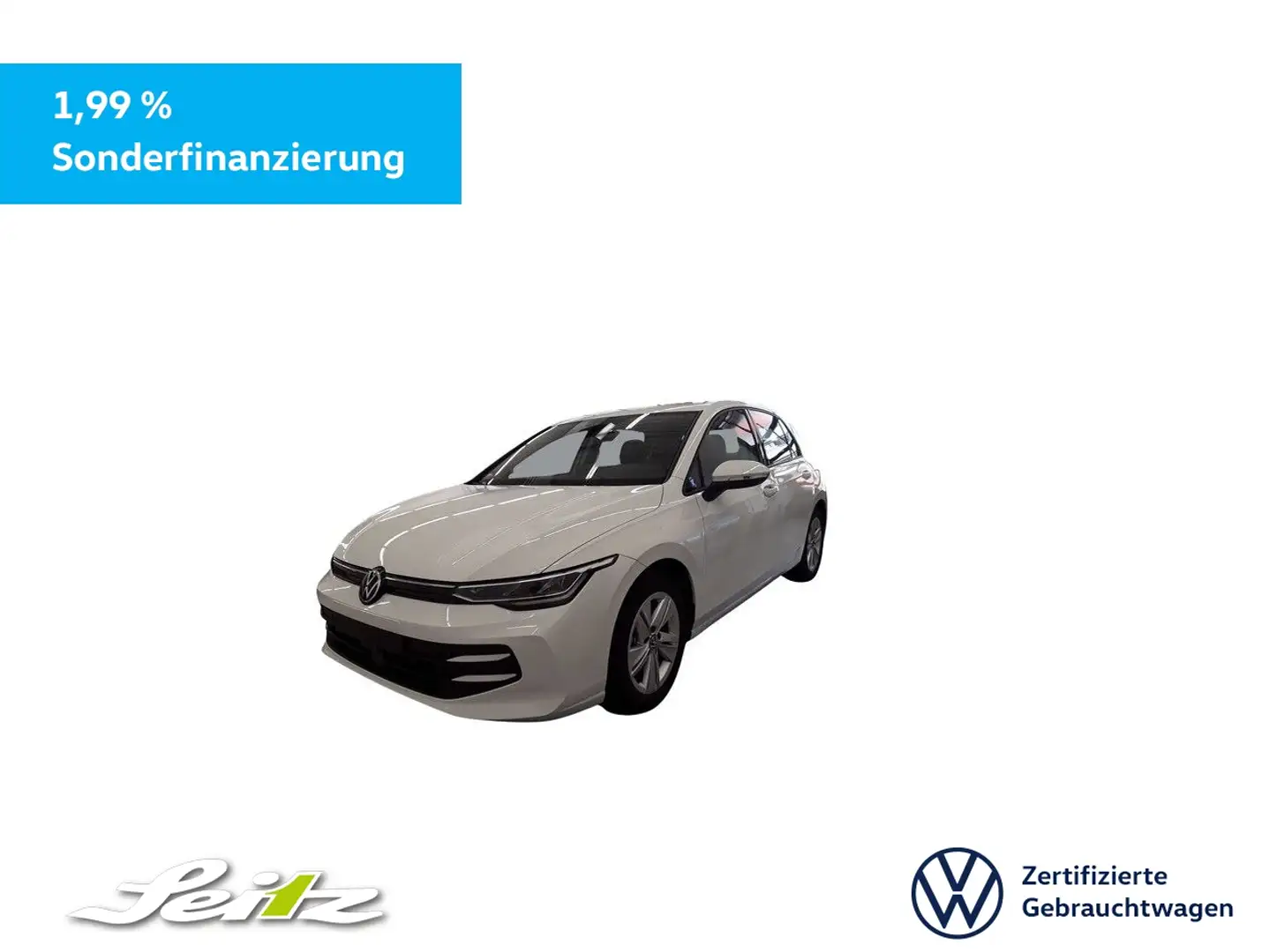 Volkswagen Golf VIII 1.5 TSI Life *LED*PARKSENSOR*SITZH* Blanc - 1