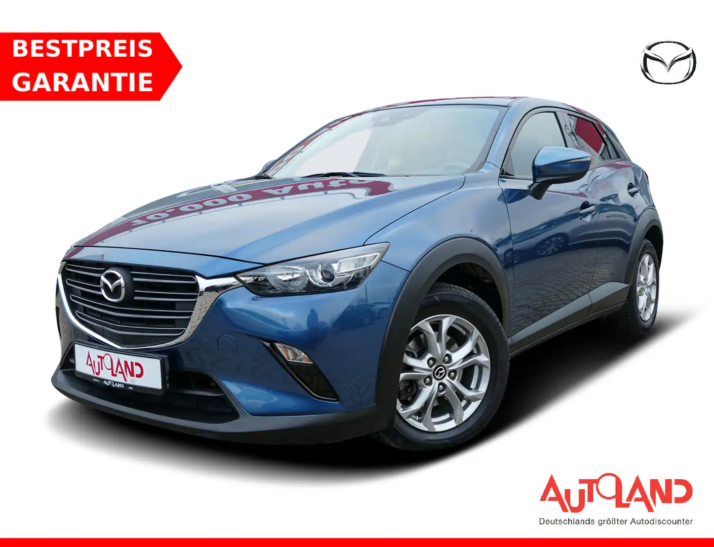 Mazda CX-3 2.0 Navi Tempomat Sitzheizung Spurhalte Blau - 1