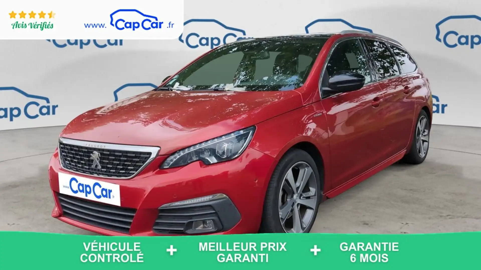 Peugeot II 1.5 BlueHDi 130 GT Line - Entretien constructeu Червоний - 1