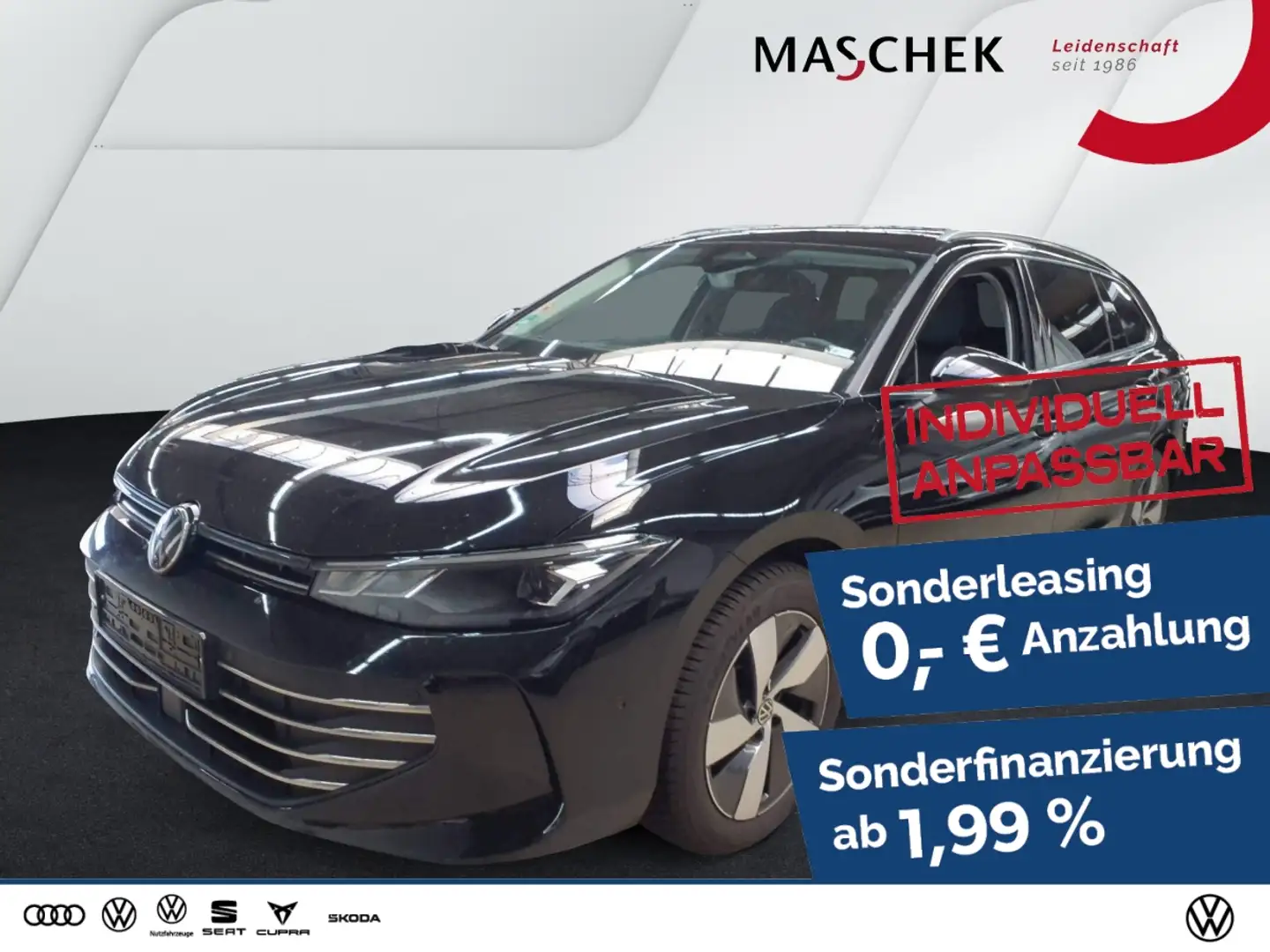 Volkswagen Passat Variant Business 1.5 TSI DSG AHK Navi Sitzh. PDC GRA Schwarz - 1