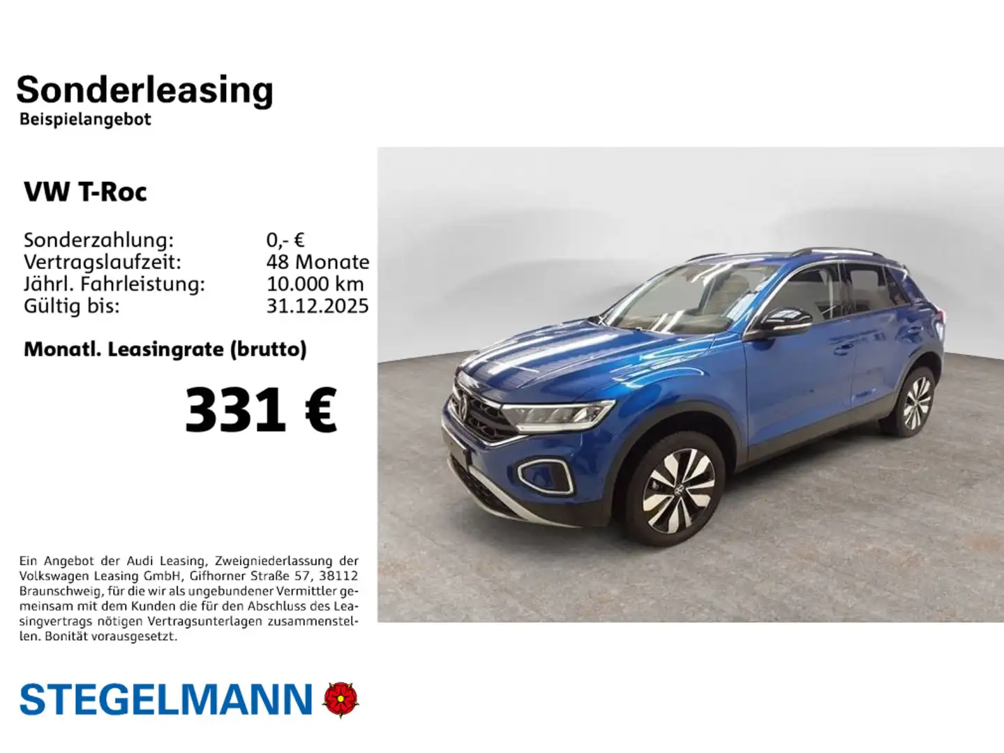 Volkswagen T-Roc 1.5 TSI DSG Goal *AHK*Navi*LED*+3J. Garant Blau - 2