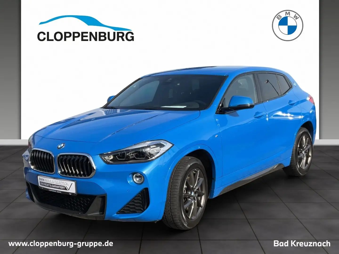 BMW X2 sDrive18i M Sportpaket LED RFK Navi Tempomat Bleu - 1