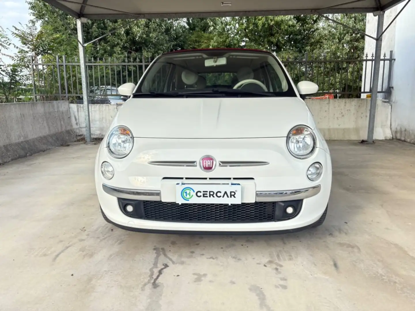 Fiat 500C 1.2 Lounge CABRIO AUTOMATICA IDONEA PER NEOP Bianco - 2