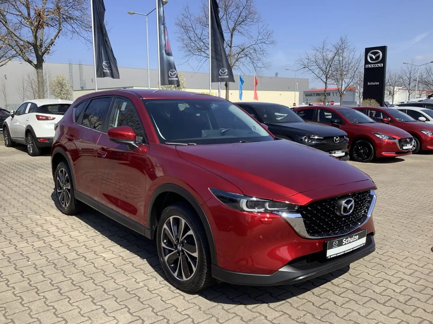 Mazda CX-5 2.5 Advantage AHK schwenkbar Allwetterbereifung Rouge - 1