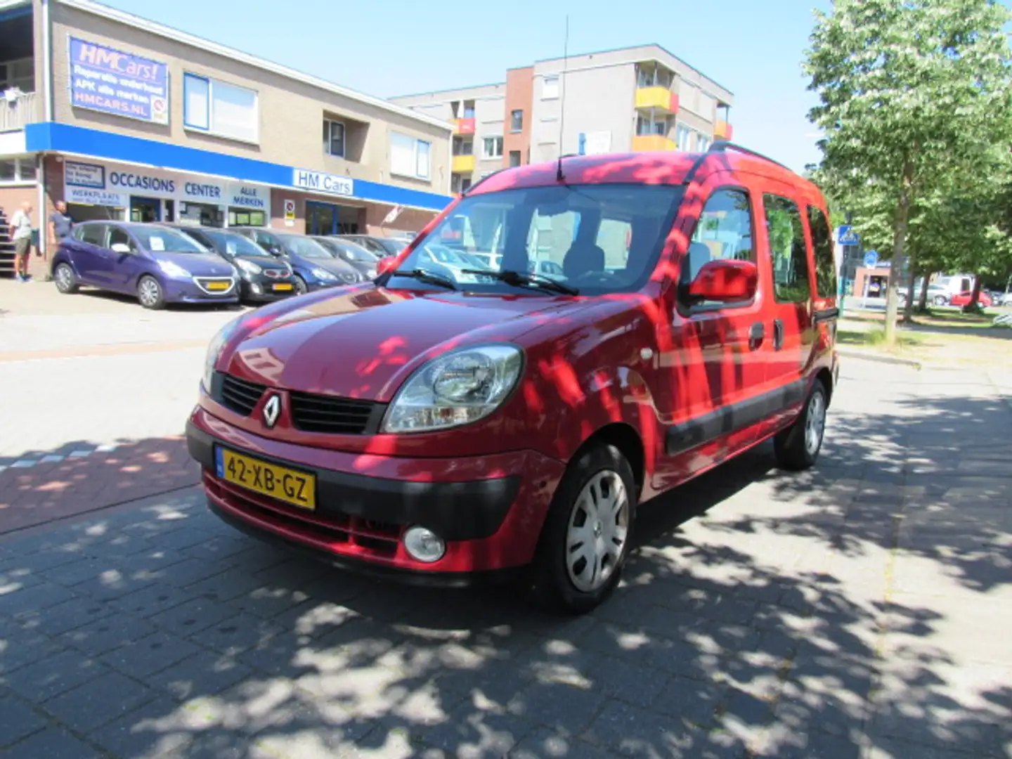 Renault Kangoo 1.2 16V EXPR Luxe Airco Rojo - 1