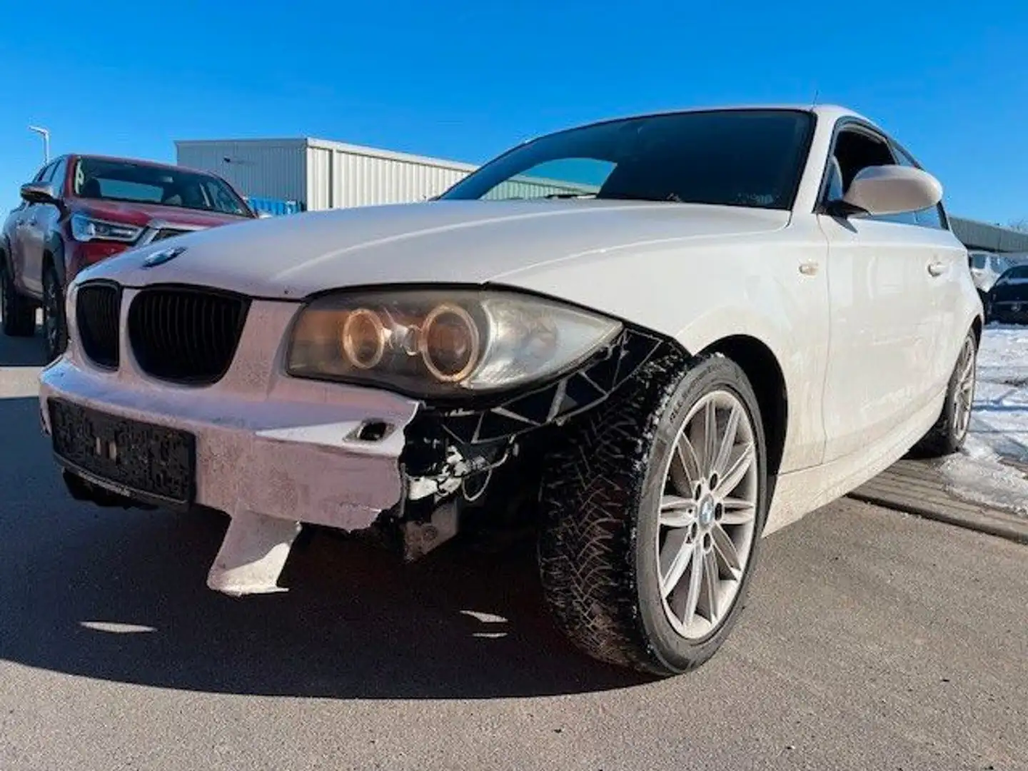 BMW 118 D M-Sportpaket/Bitte Text lesen Blanc - 2