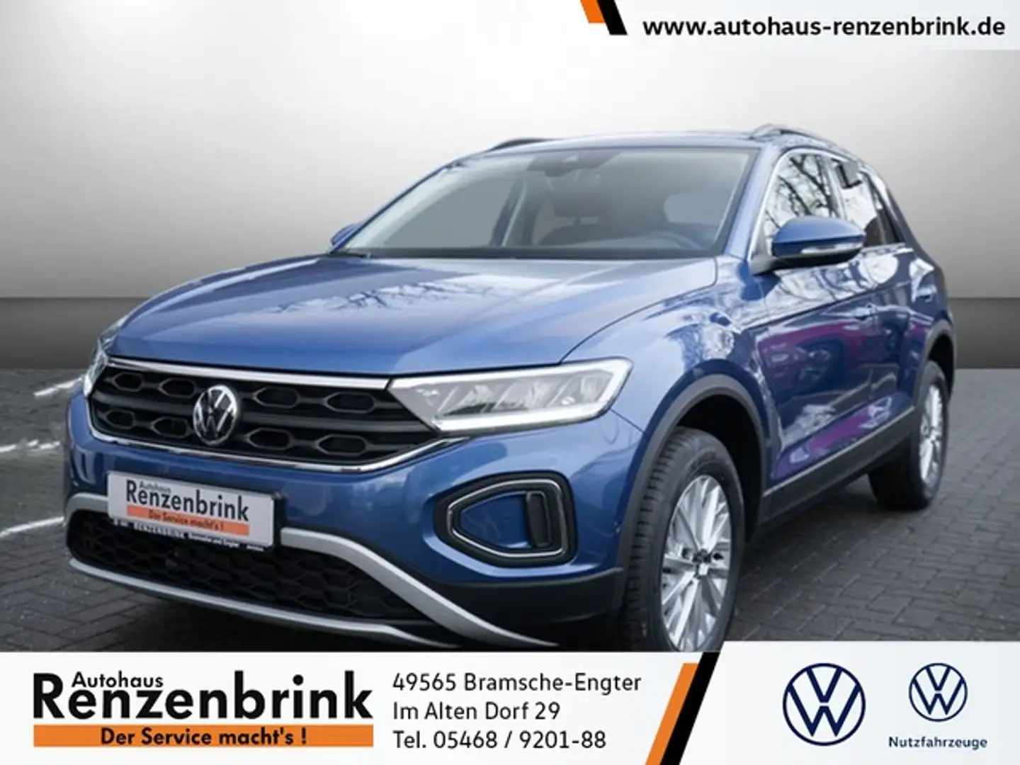 Volkswagen T-Roc Life TDI 6-Gang Winterpaket Blau - 1