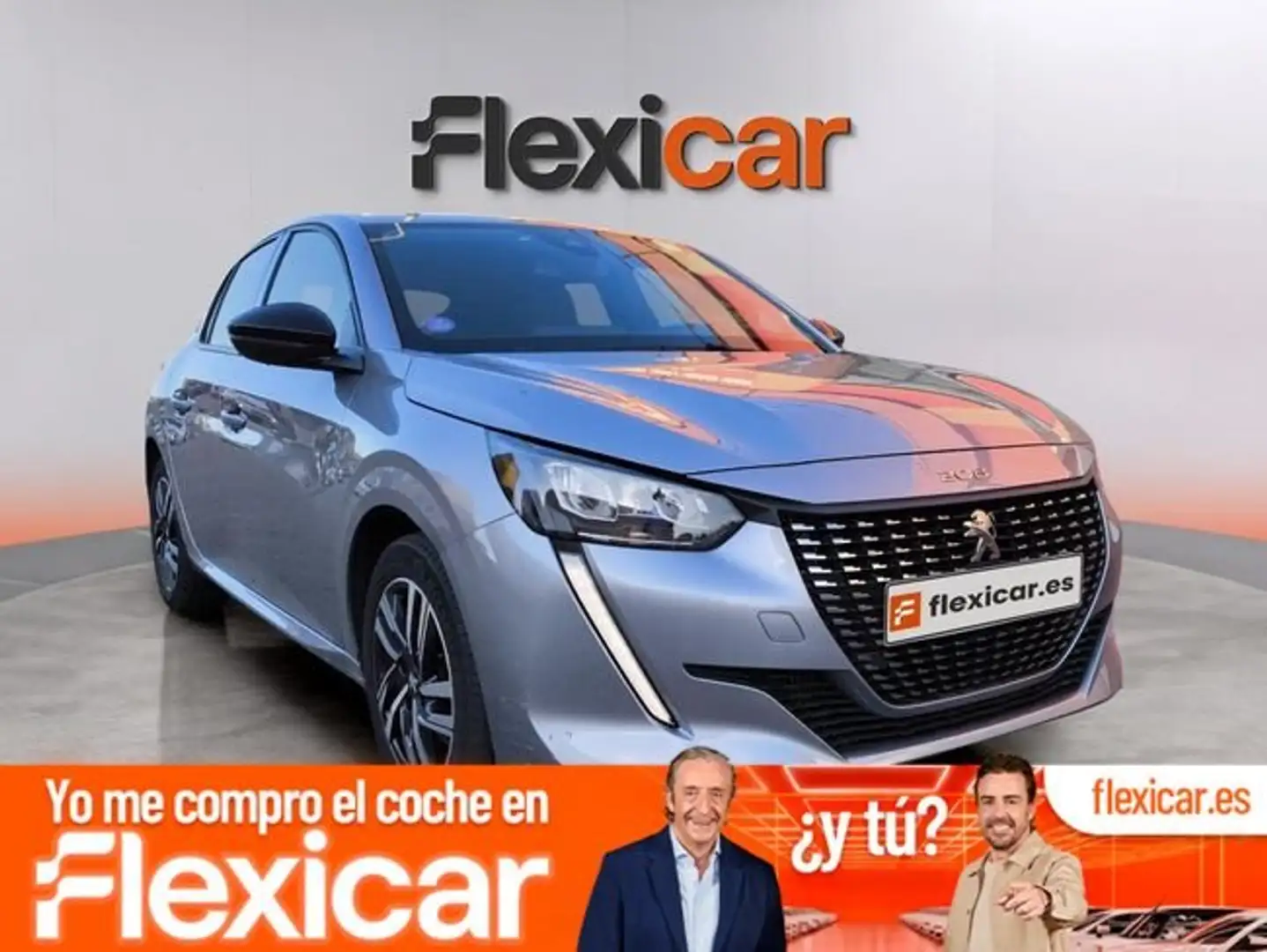 Peugeot 208 1.2 Puretech S&S Allure Pack EAT8 100 Gris - 1