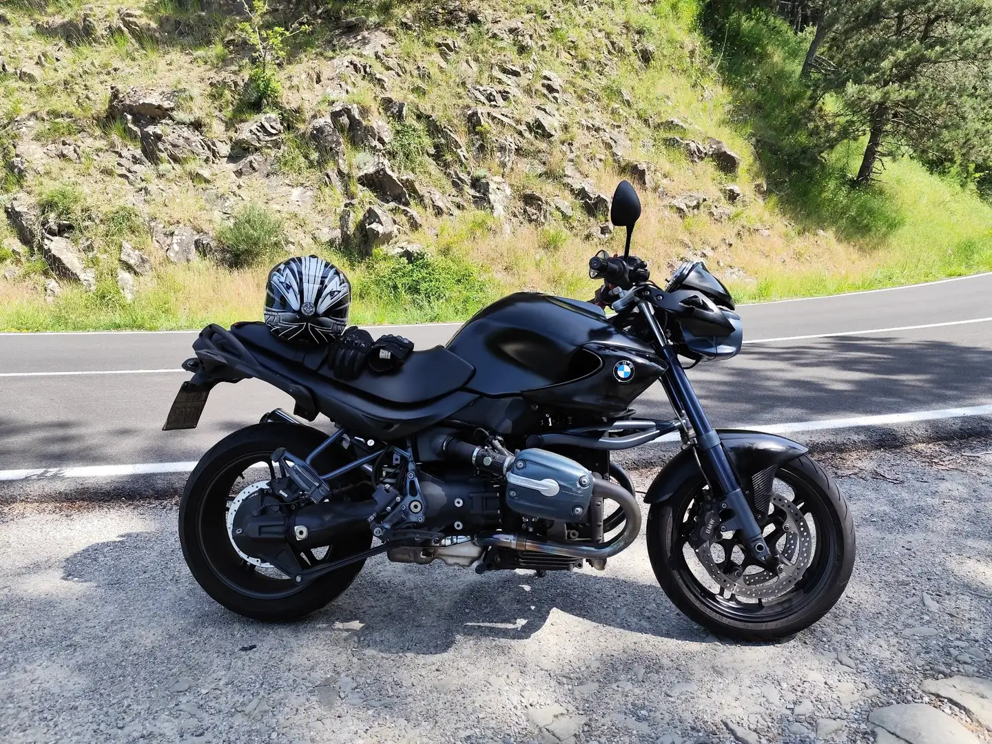 BMW R 1150 R Rockster completamente nera Negro - 1