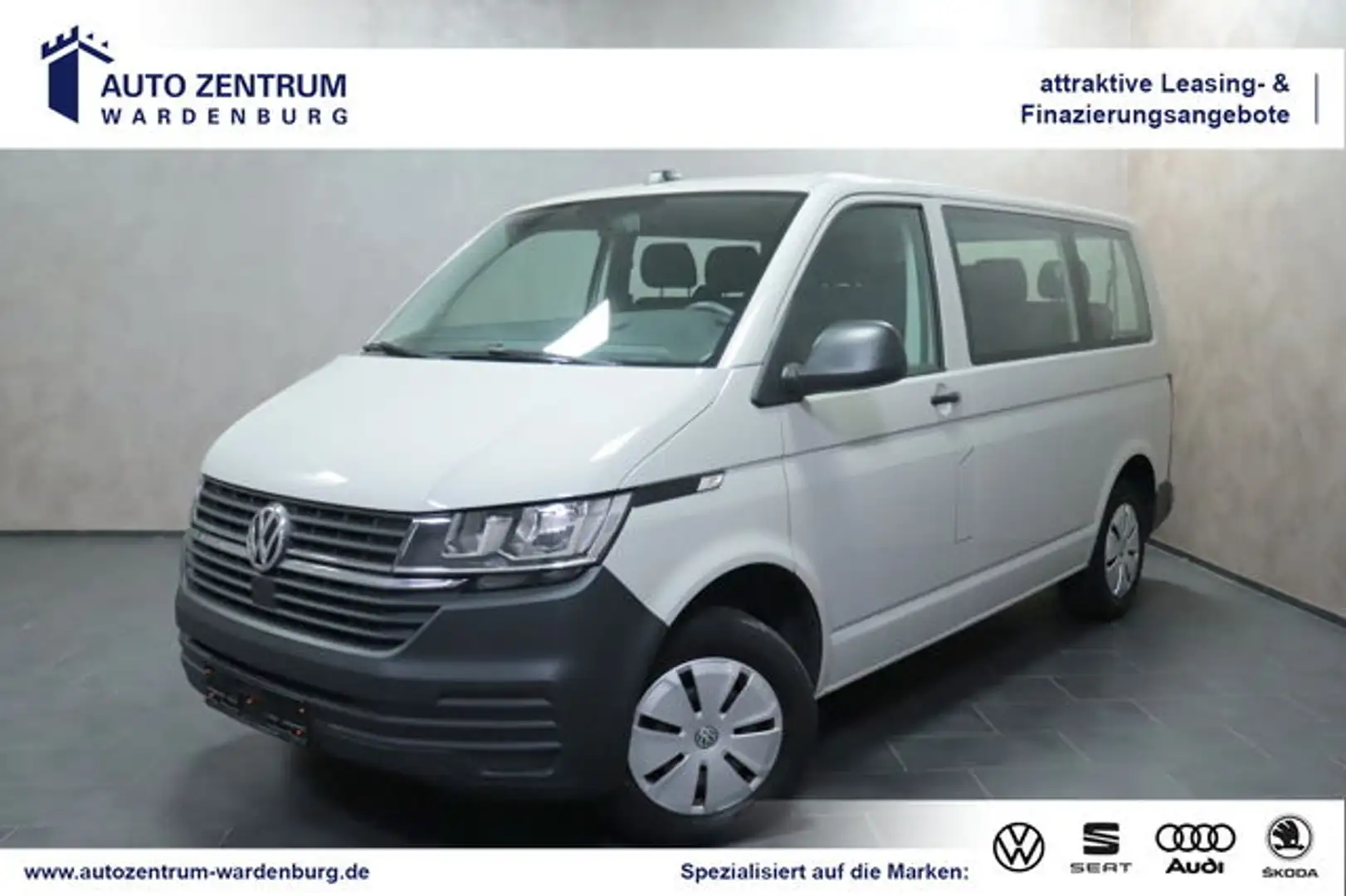 Volkswagen T6.1 Transporter 2.0 TDI 9-Sitzer NAVI KLIMA APP Grau - 1