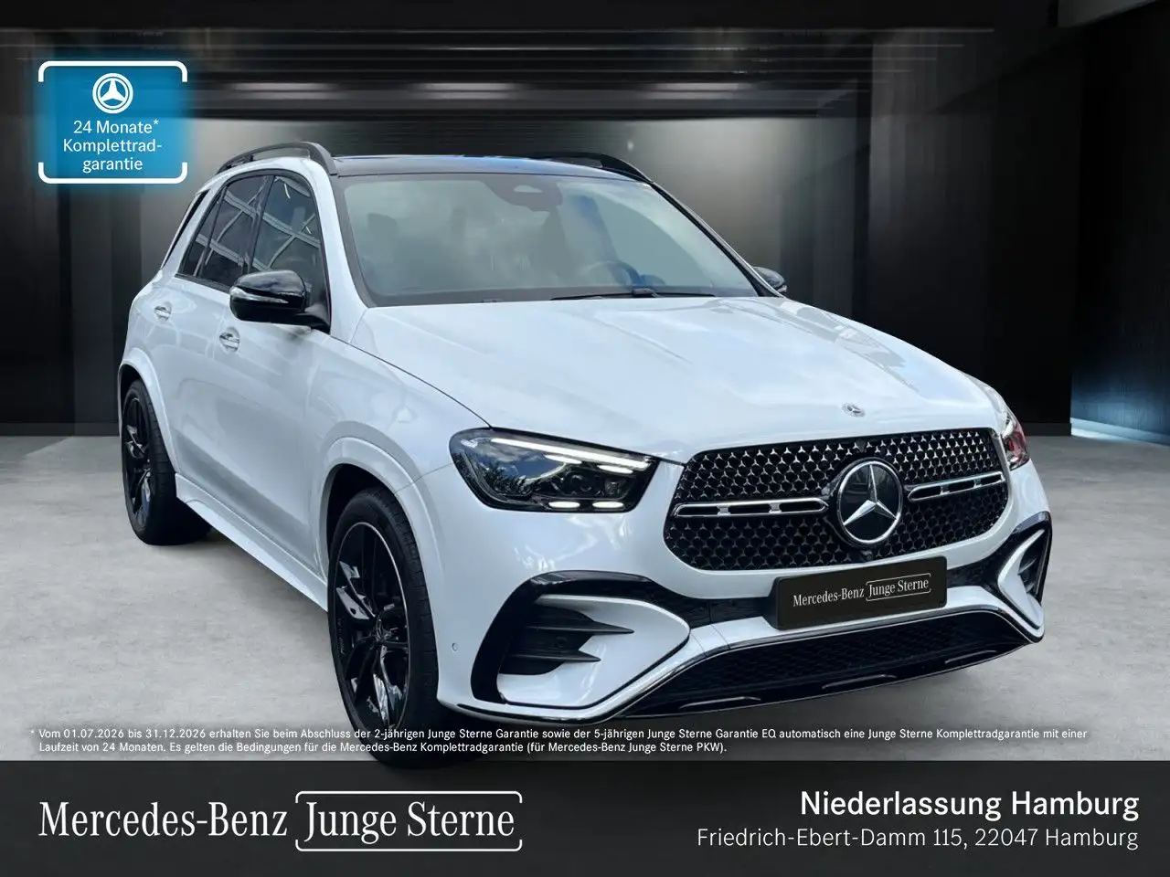 Mercedes-Benz GLE 300 d 4M AMG+NIGHT+PANO+360+AHK+MULTIBEAM+HUD — photo 1 of 22