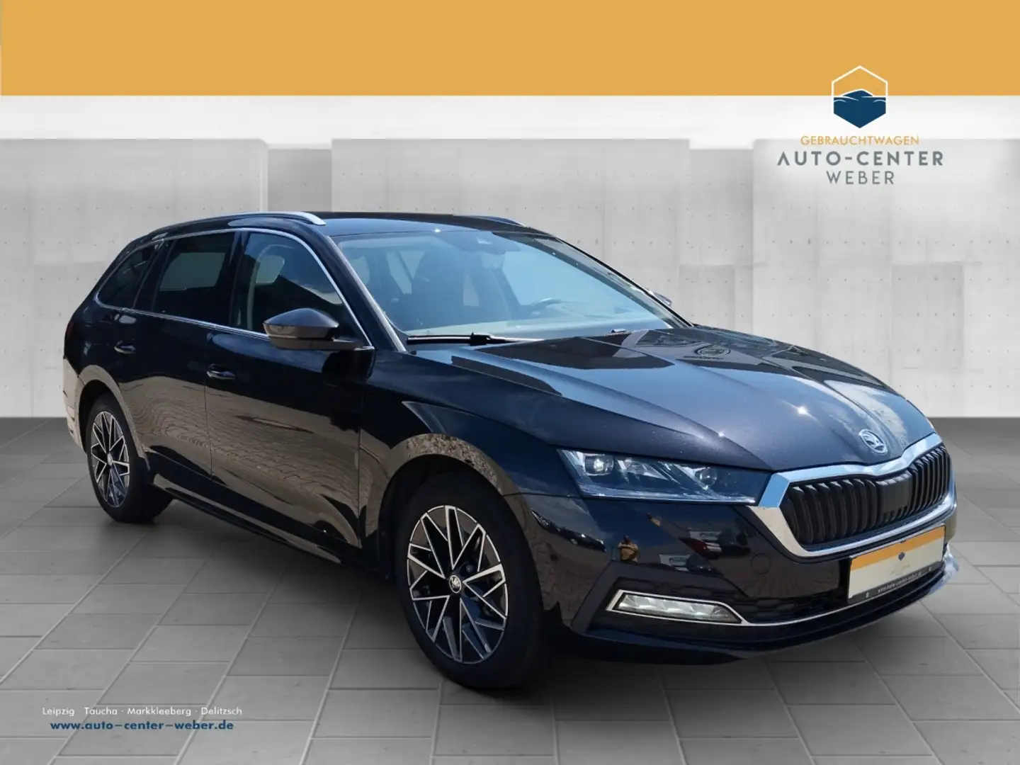 Skoda Octavia Combi 2.0 TDI Style DSG 4xSHZ*ACC*AUT*LM Zwart - 1