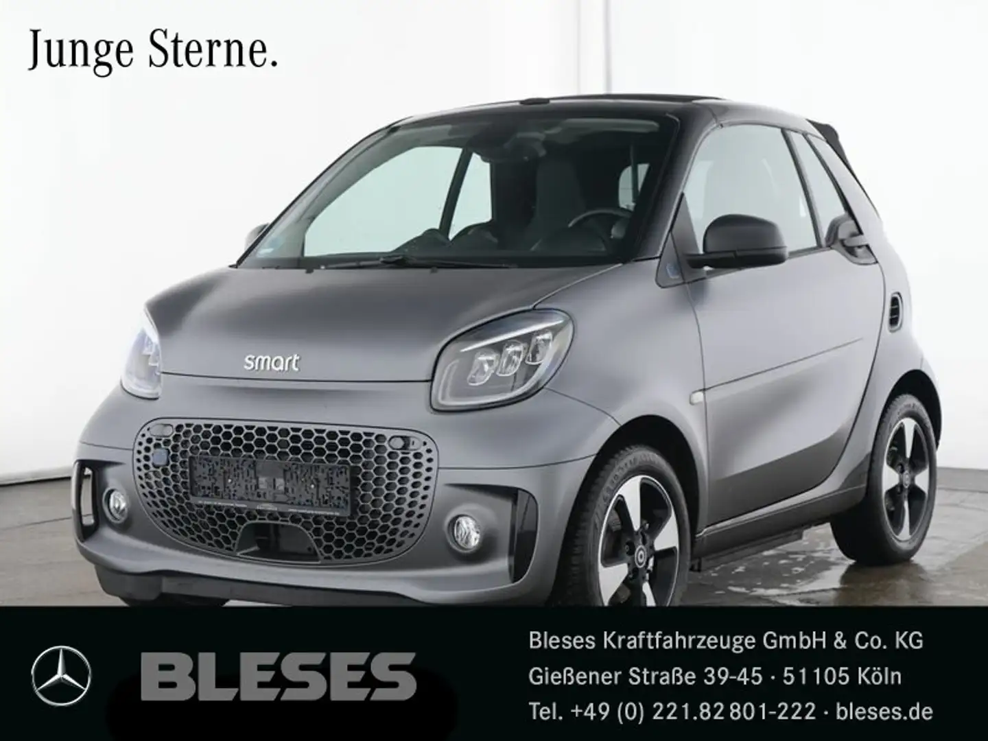 smart forTwo fortwo EQ Cabrio Exvlusive Plus+22kW+Kamera+LED BC Gris - 1