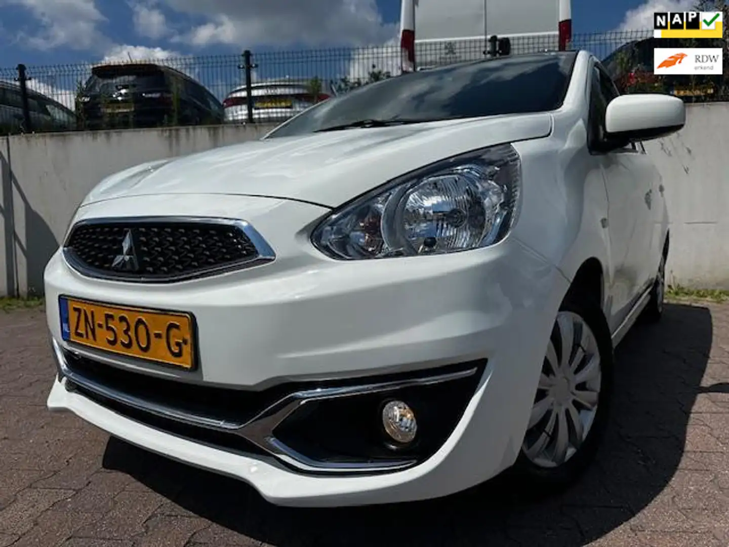 Mitsubishi Space Star 1.0 Cool+/AIRCO/NAP/NL AUTO/NIEUWE APK AFLEVERING/ Wit - 1