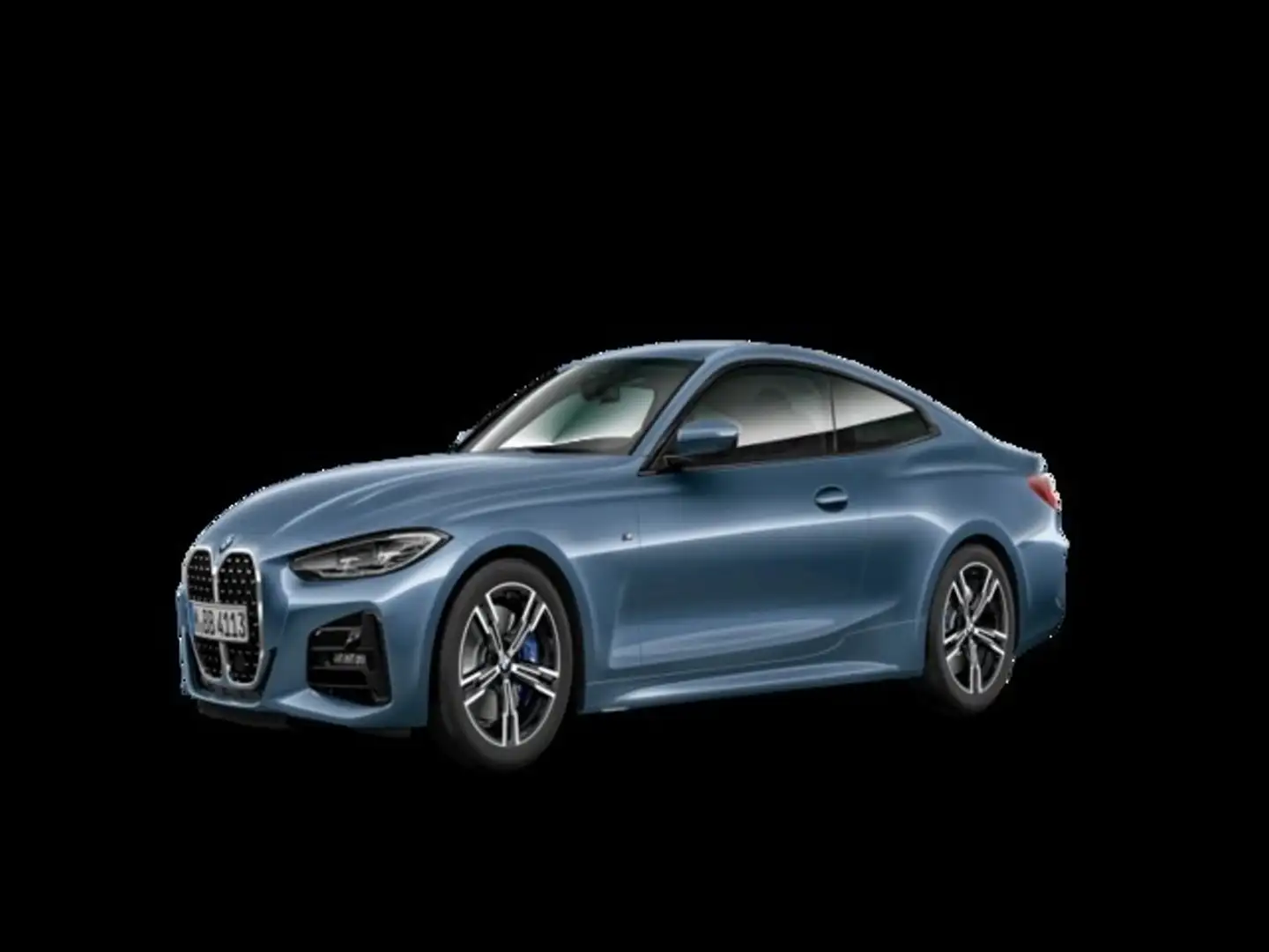 BMW 420 420dA Coupé Bleu - 2
