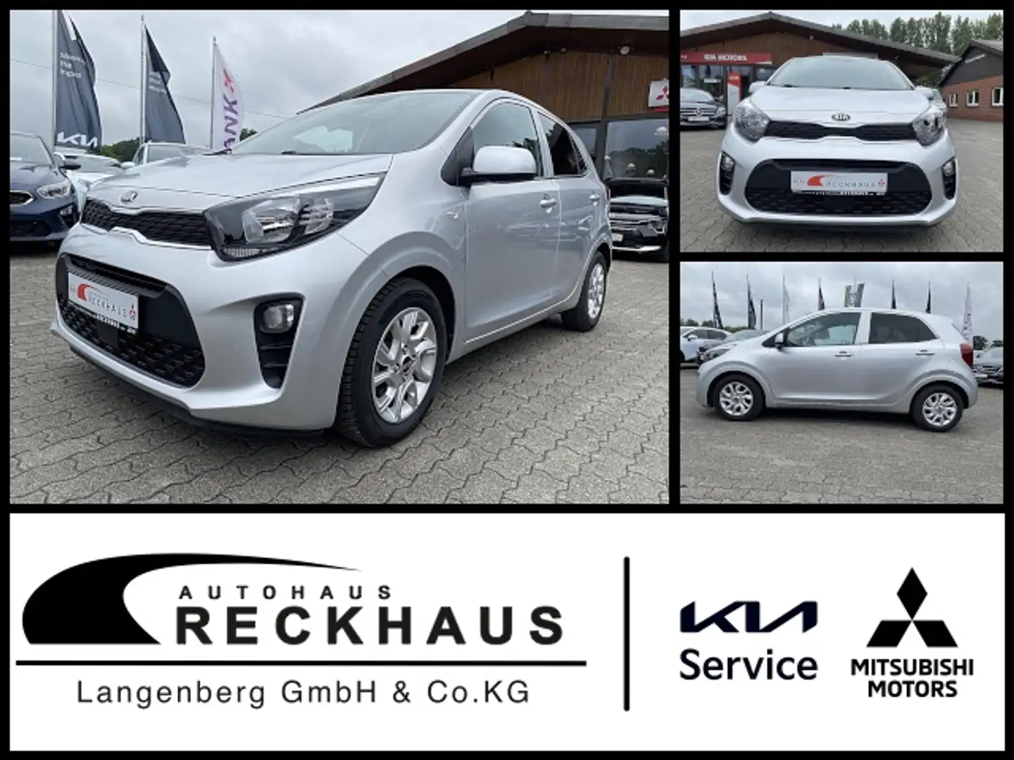 Kia Picanto 1.2 DREAM TEAM ADA NAVI Klima Navi Rückfahrkamera Silber - 1