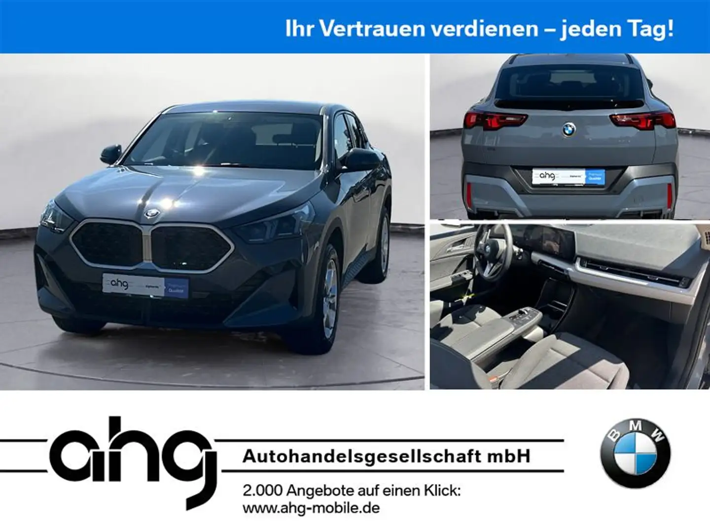 BMW X2 sDrive20i Steptronic DCT Komfortzugang Grijs - 1