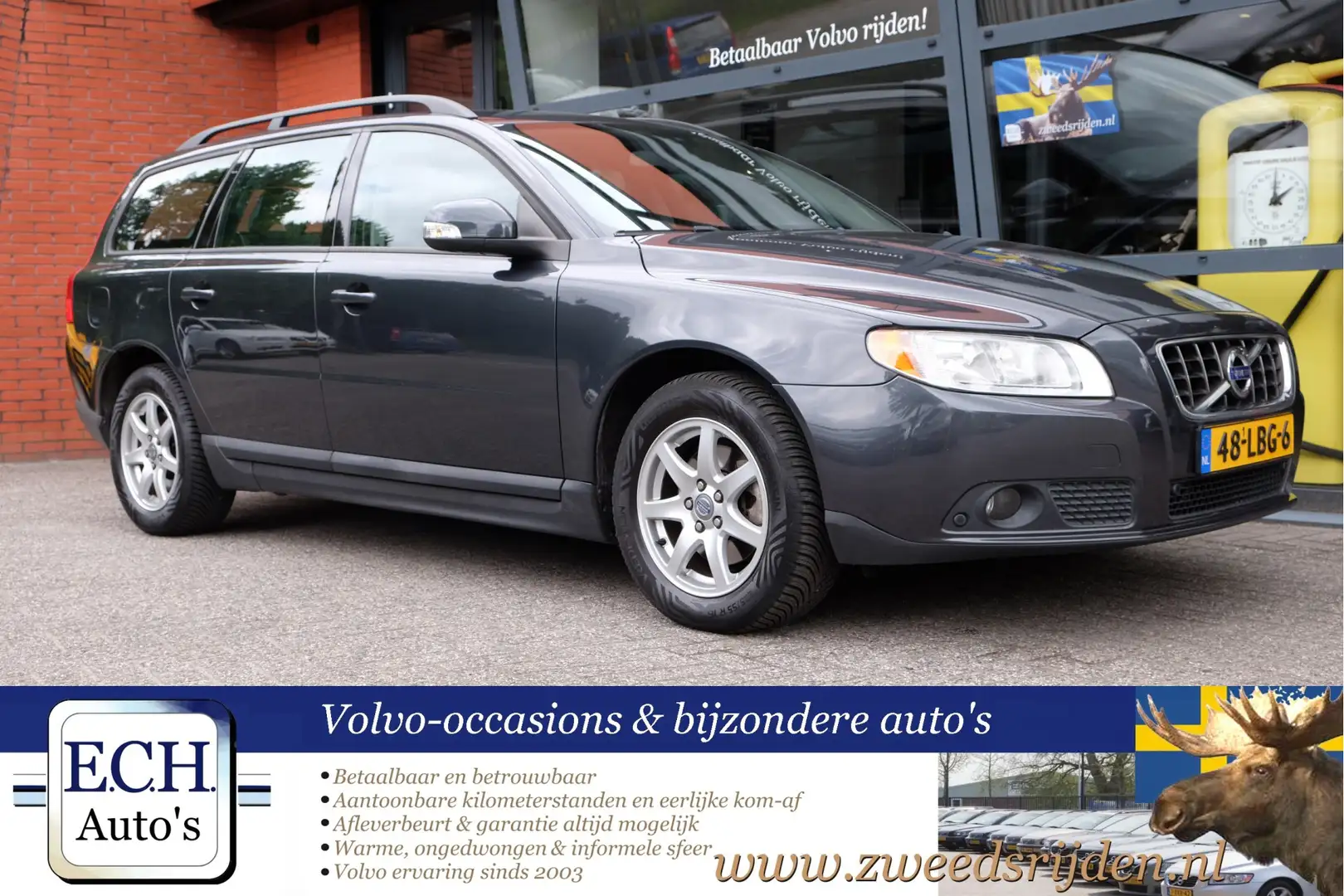 Volvo V70 2.0 145 pk Limited Edition, Navi, Stoelverwarming, Grijs - 1