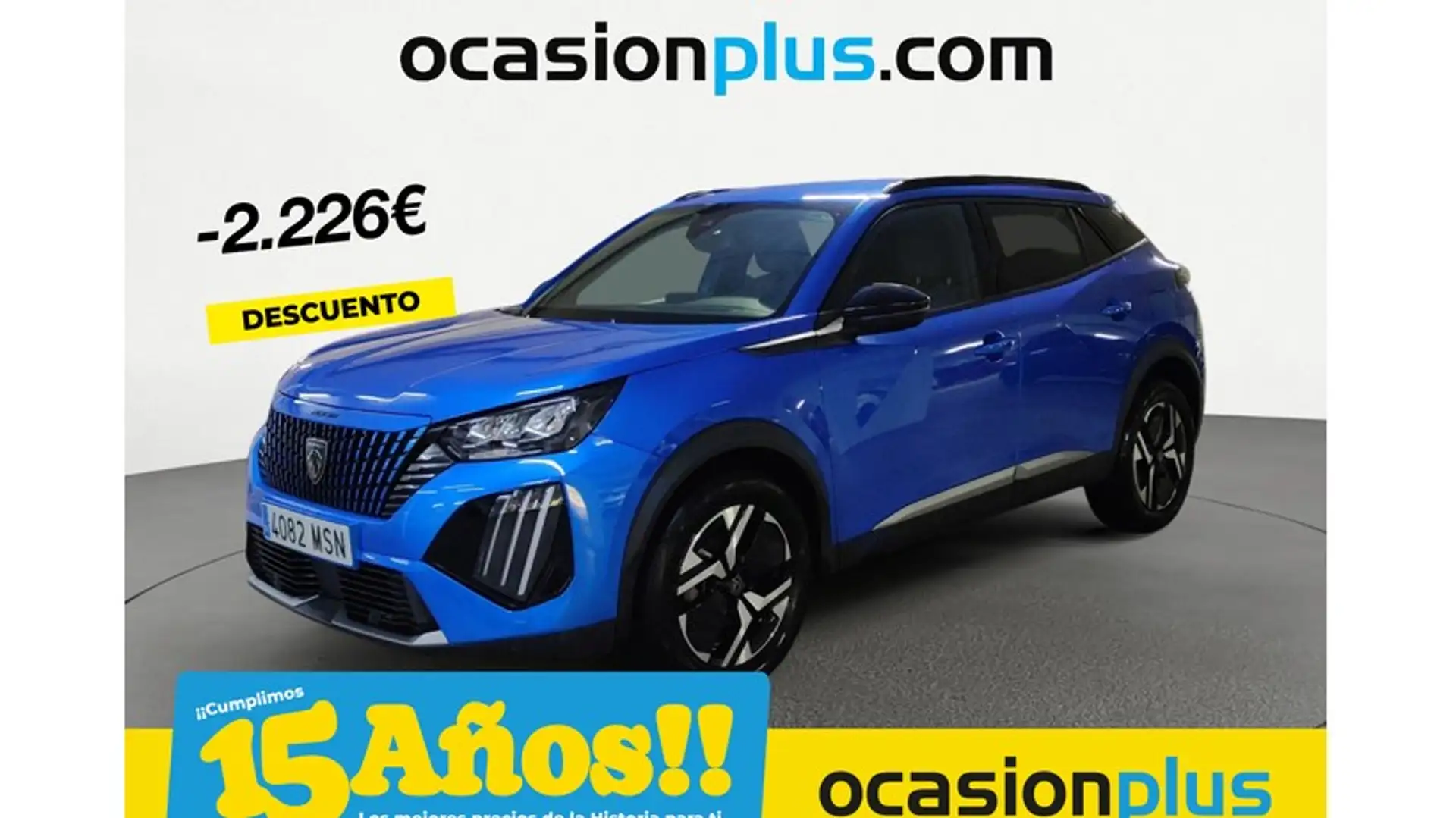 Peugeot 2008 1.2 PureTech S&S Allure EAT8 130 Bleu - 1