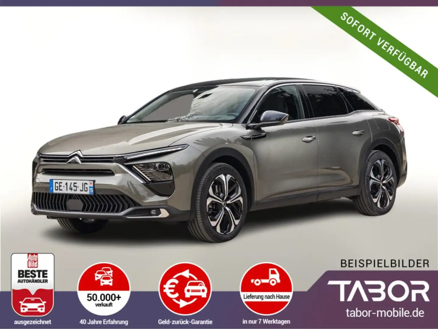 Citroen C5 X 130 EAT8 You LED Nav Kam 2xPDC MirroL 19Z Schwarz - 1