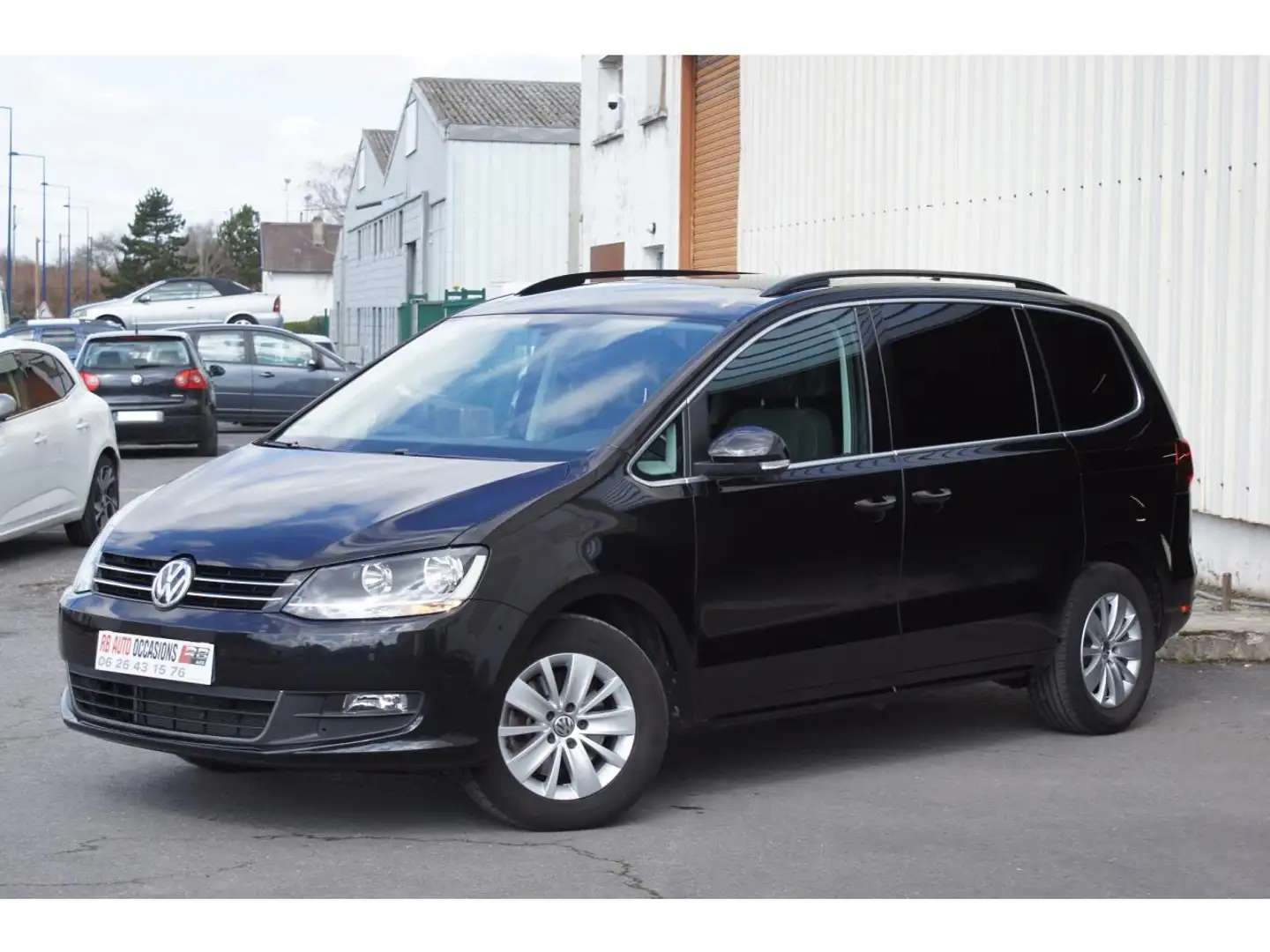Volkswagen Sharan SHARAN 2.0 TDI 150cv CONFORTLINE PHASE 2 7 PLACES Schwarz - 2