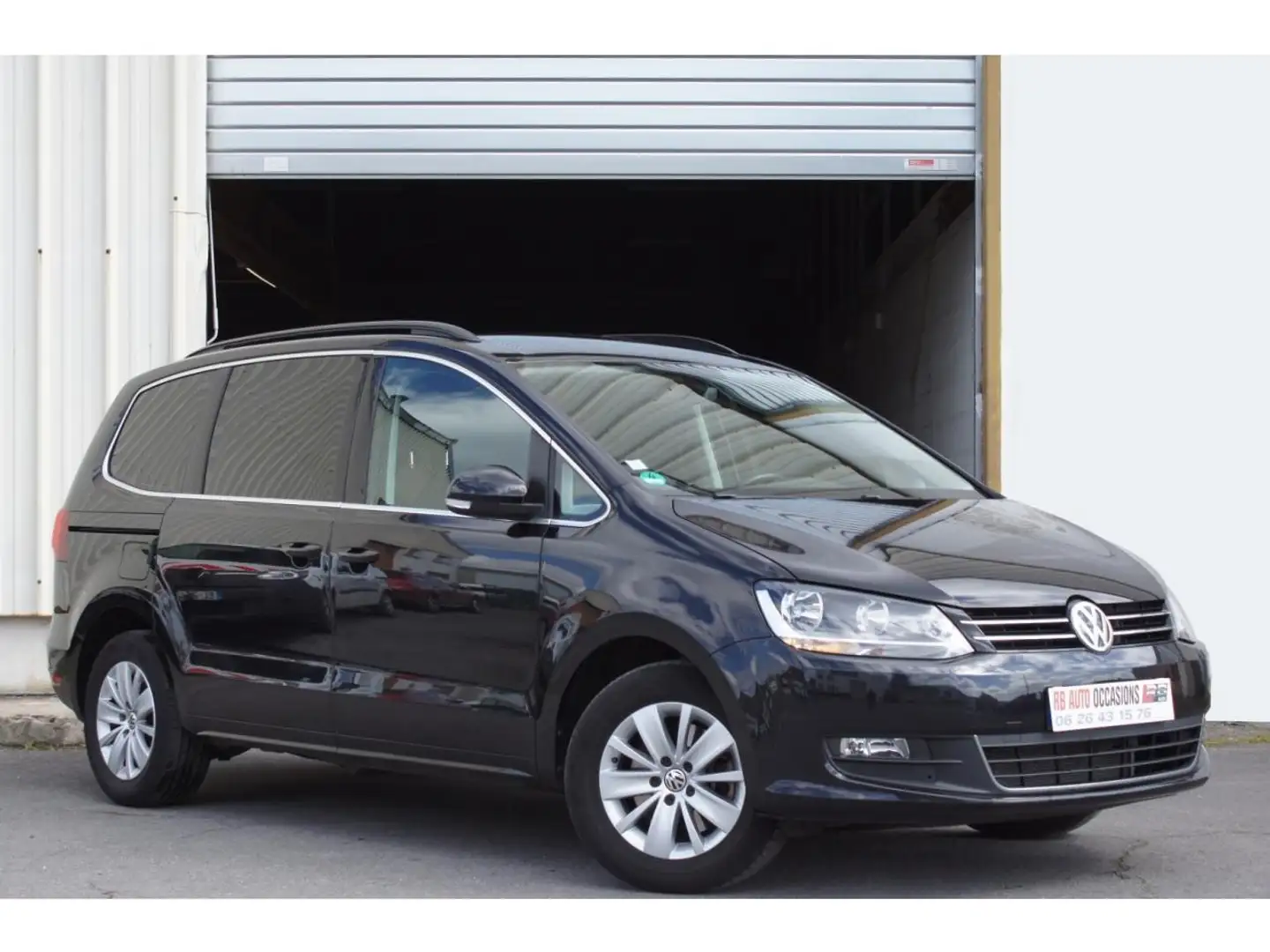 Volkswagen Sharan SHARAN 2.0 TDI 150cv CONFORTLINE PHASE 2 7 PLACES Negru - 1