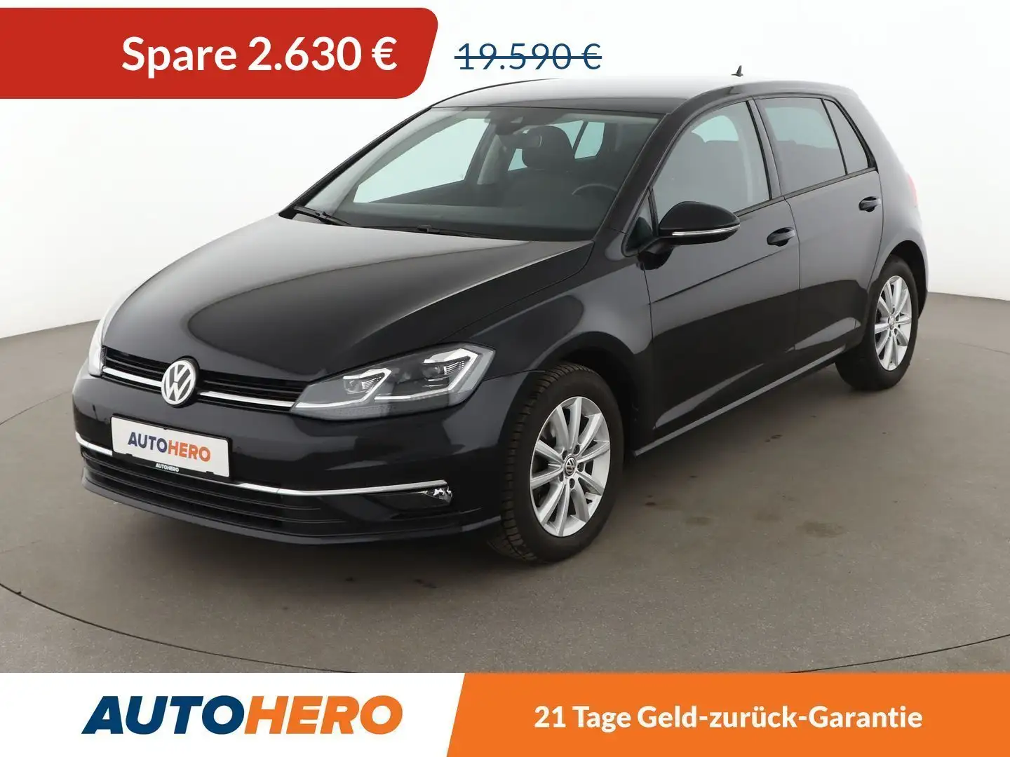 Volkswagen Golf 2.0 TDI Highline BlueMotion Aut.*NAVI*LED*ACC* Black - 1