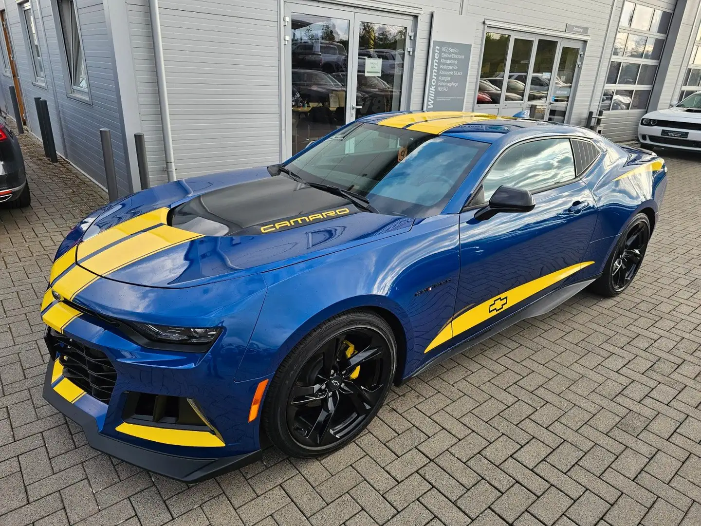 Chevrolet Camaro Coupe 3,6L-DOCH-16V. V6-RS-ZL-1.Automatik Blauw - 1