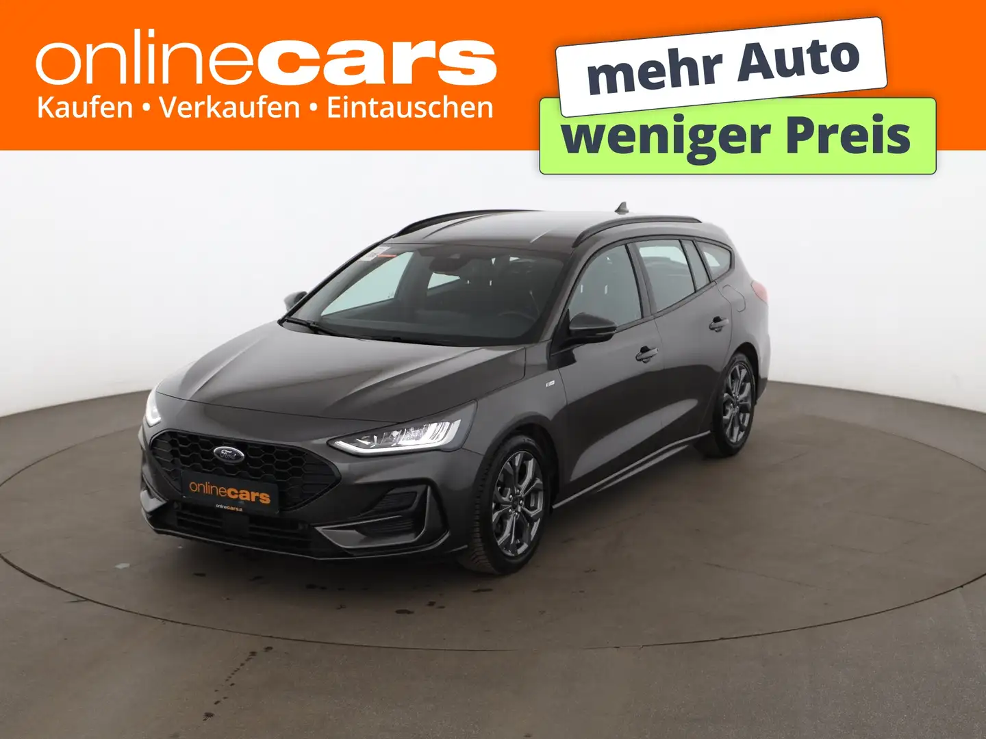 Ford Focus Turnier 1.5 EcoBlue ST-Line Aut LED RADAR Grau - 1