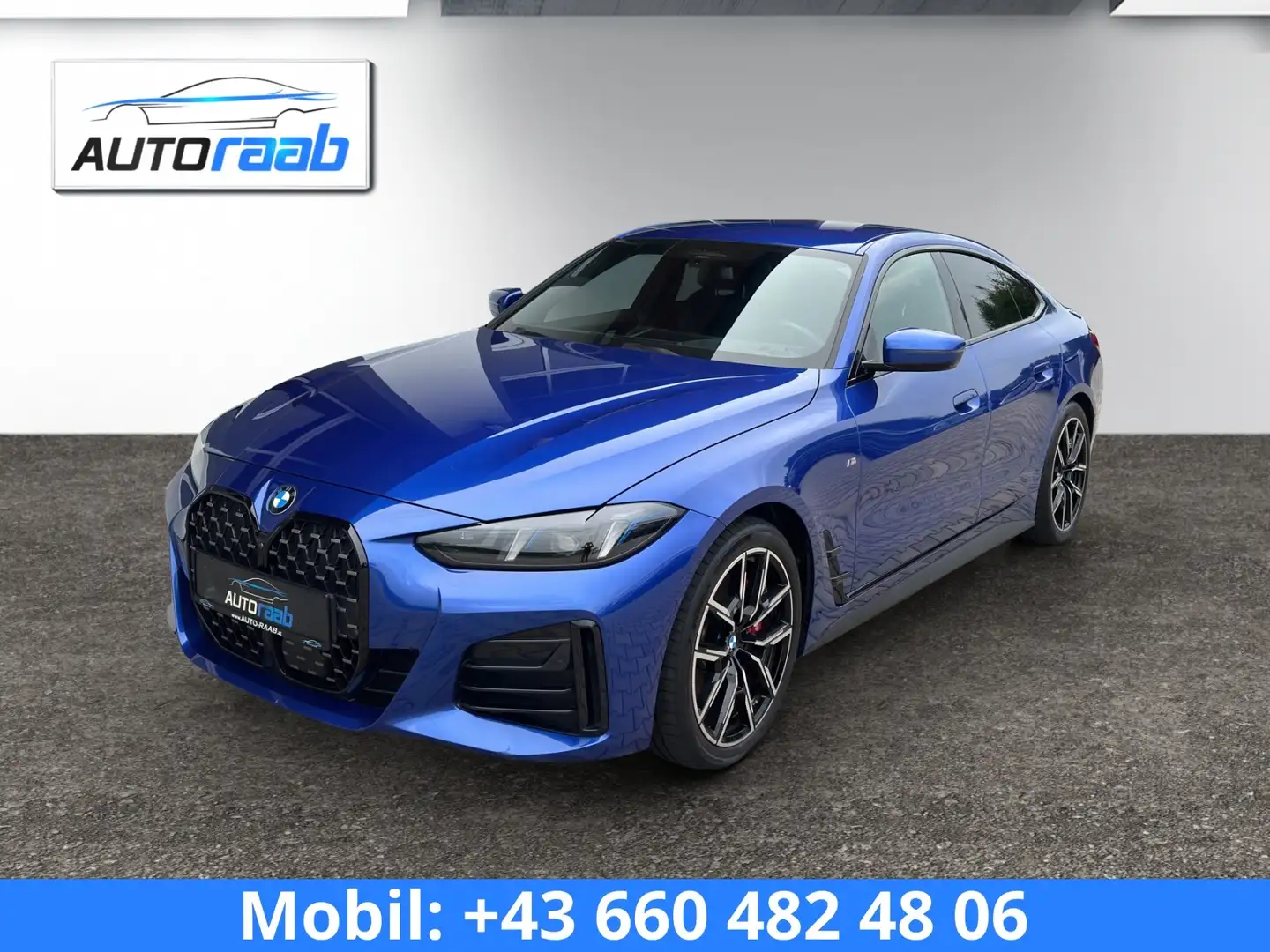 BMW 420 d xDrive M sport S-tronic *AHV*DIGITAL*RFK*APP*LED Blau - 1