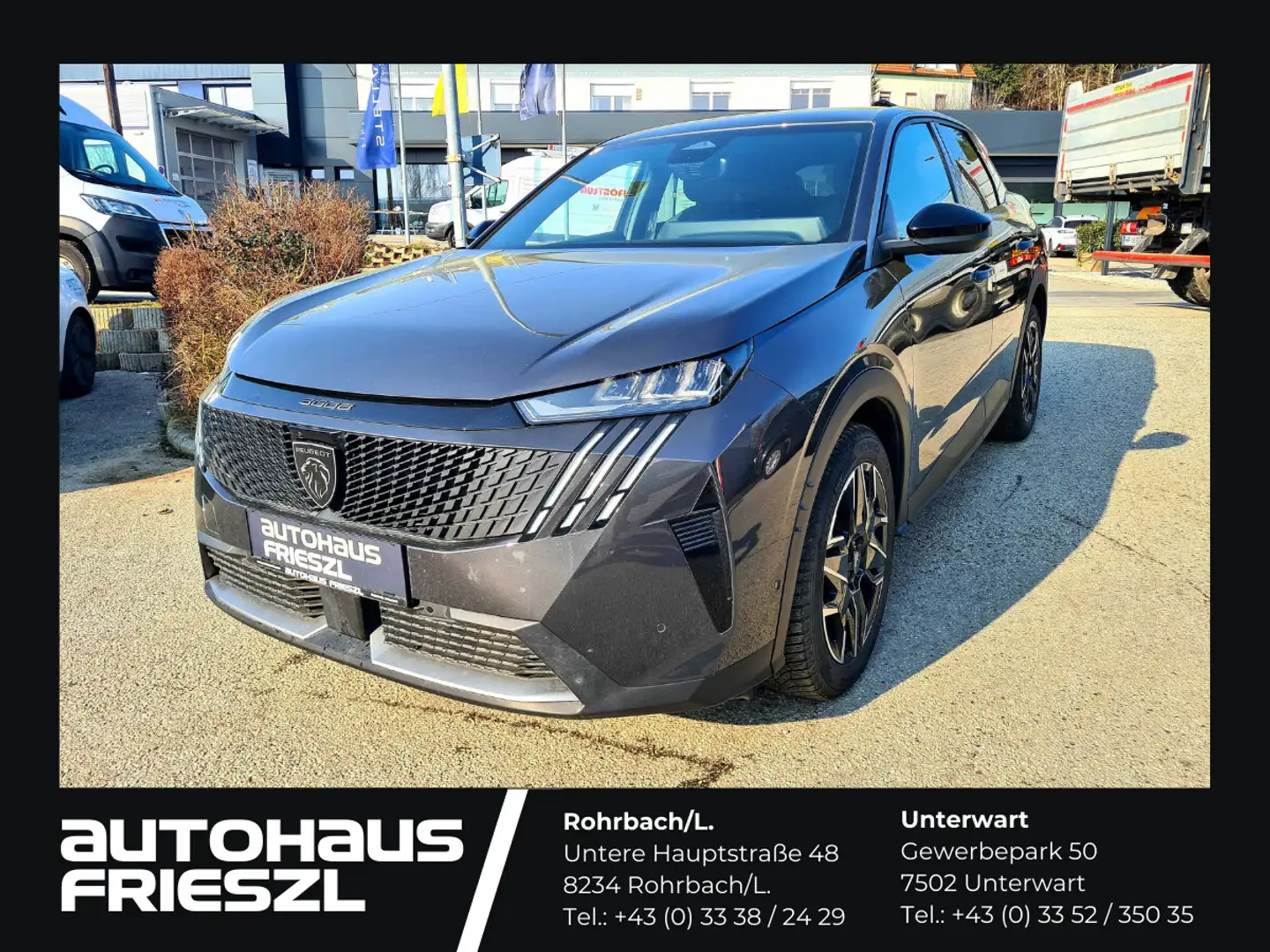 Peugeot 3008 Hybrid 136 E-DCS6 Allure Aut. Grau - 1
